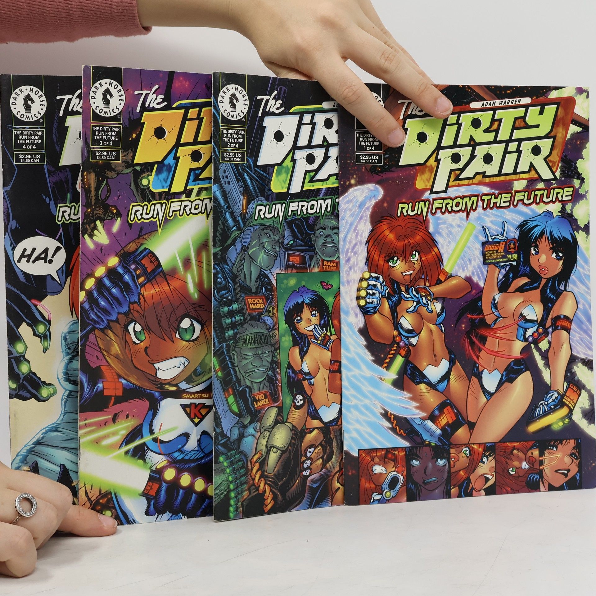 Adam Warren Dirty Pair - Run from the Future 1-4