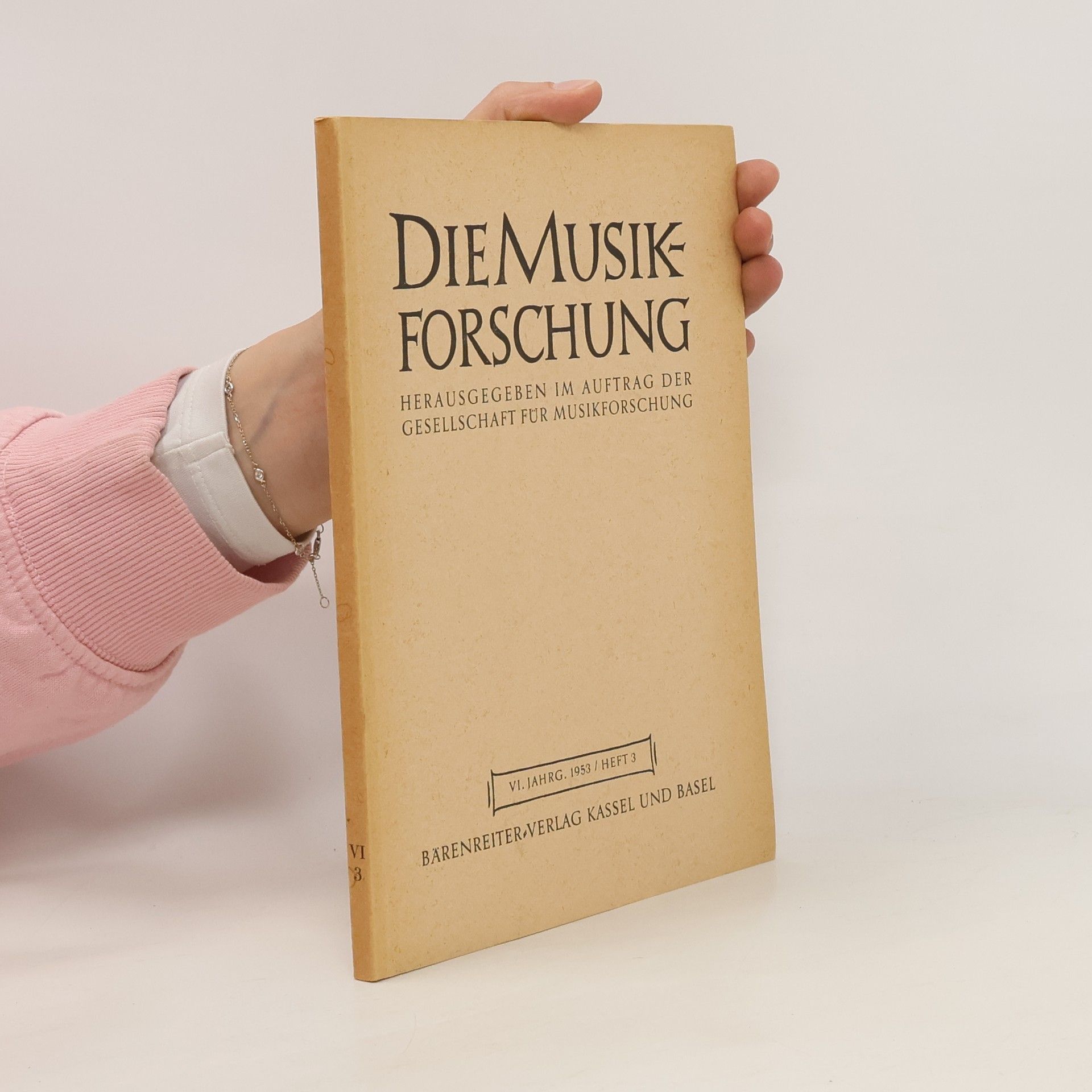 Autorenkollektiv Die Musikforschung 3/1953