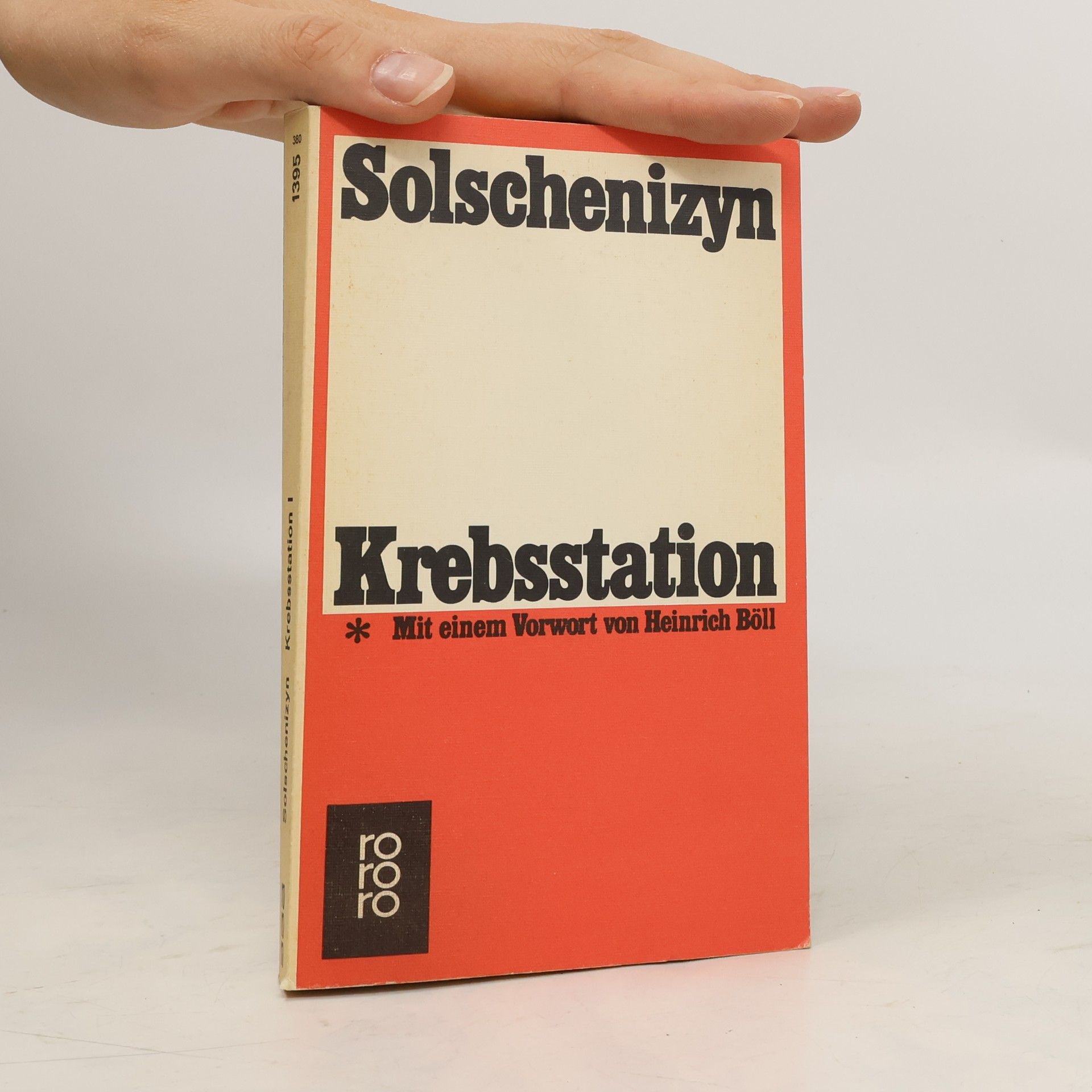 Aleksandr Solzhenitsyn Krebsstation. Roman in zwei Büchern. Buch 1