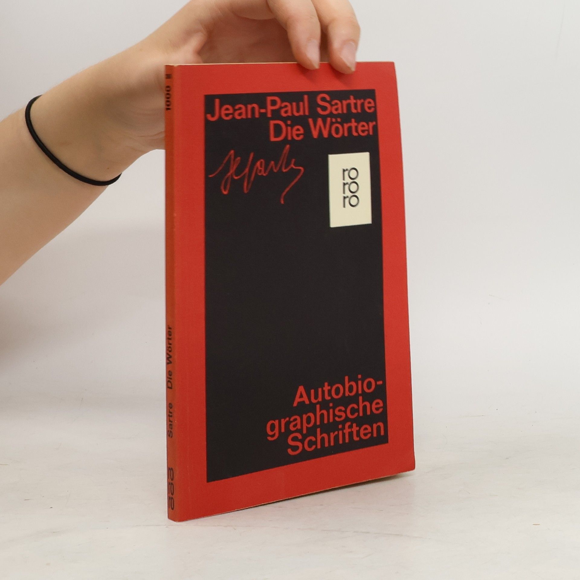 Jean Paul Sarte Die Wörter. ( Autobiographische Schriften, 1).