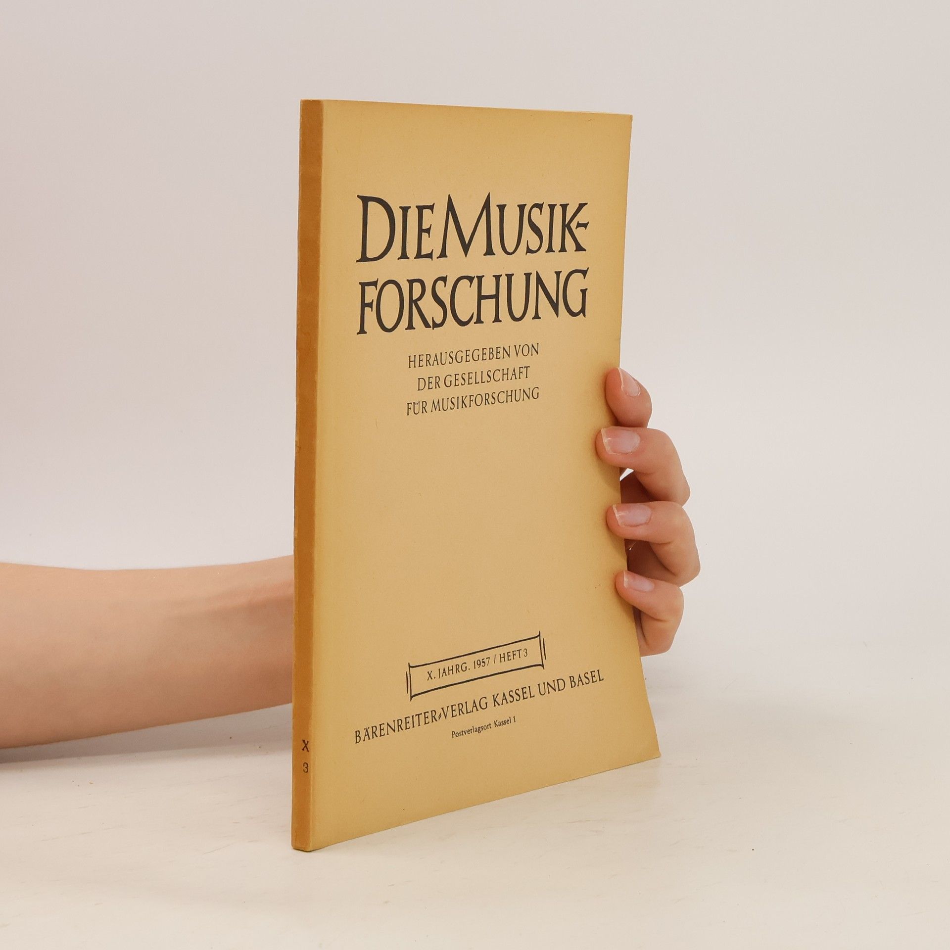 Autorenkollektiv Die Musikforschung X. Jahrg. 1957 3