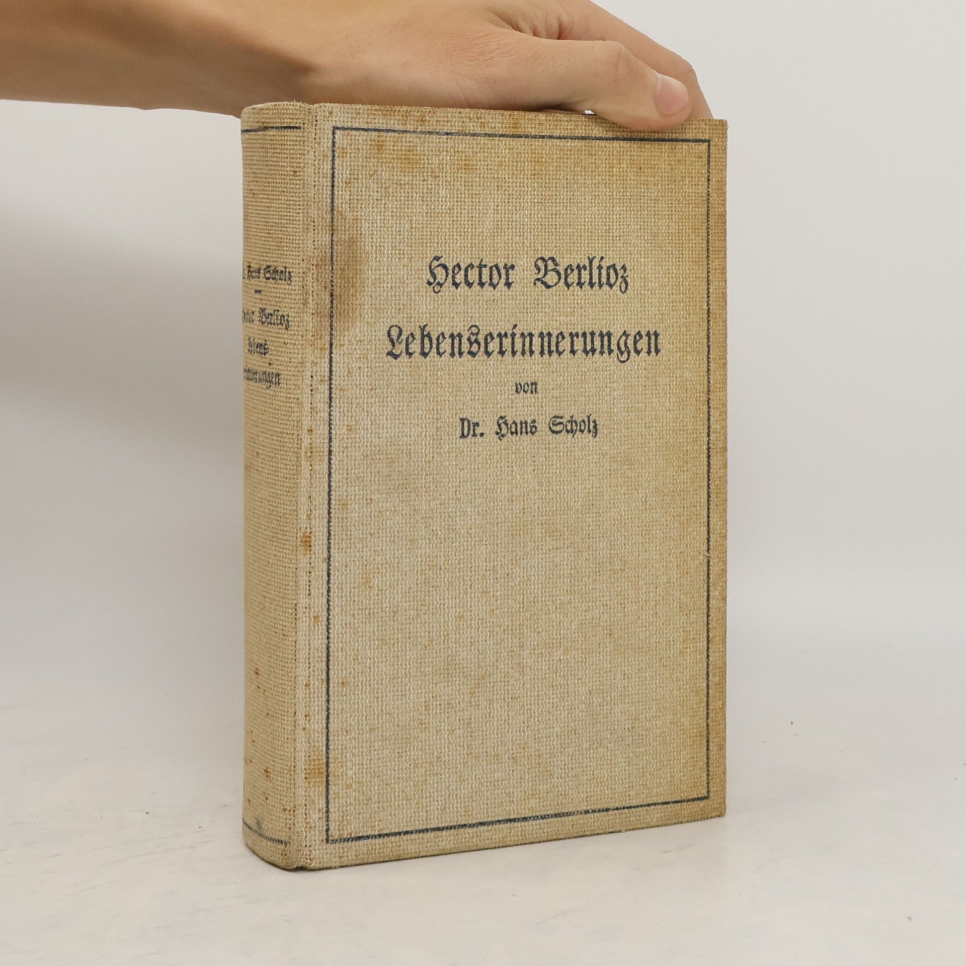 Hans Scholz Hector Berlioz. Lebensrerinnerungen