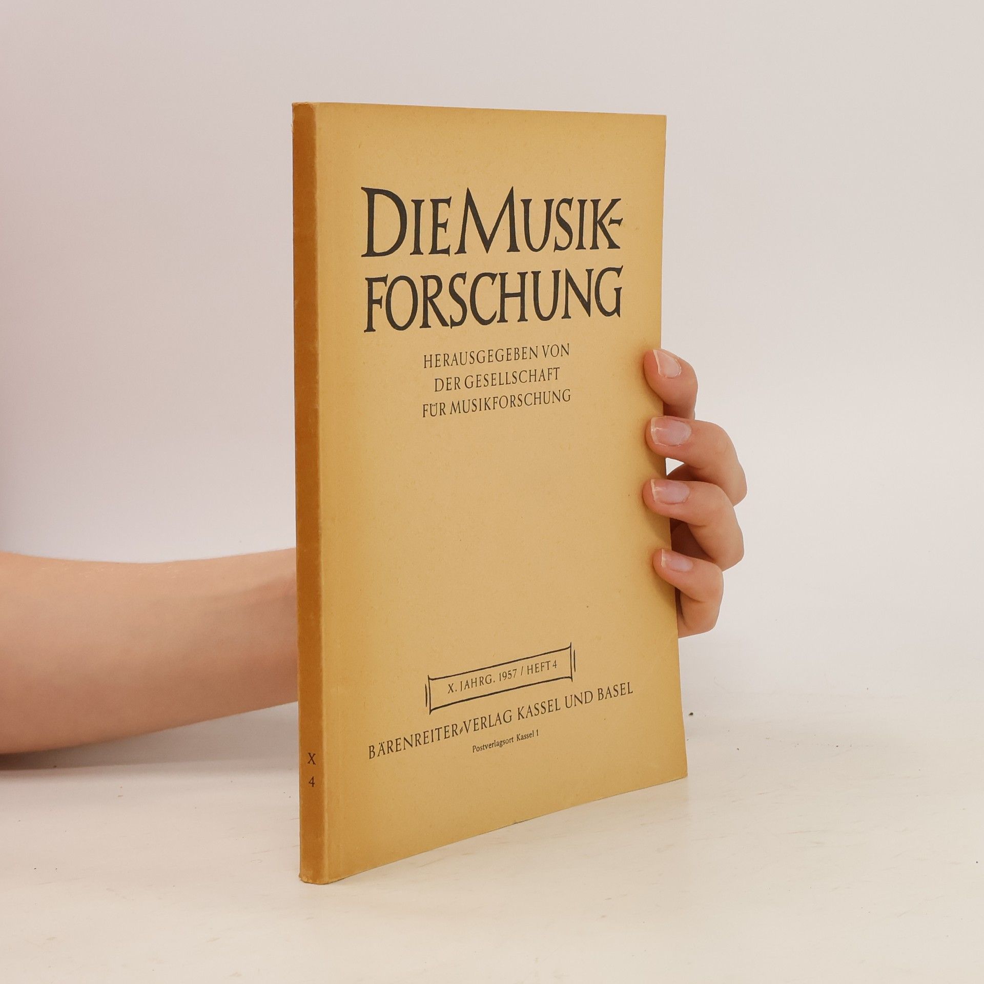 Autorenkollektiv Die Musikforschung X. Jahrg. 1957 4