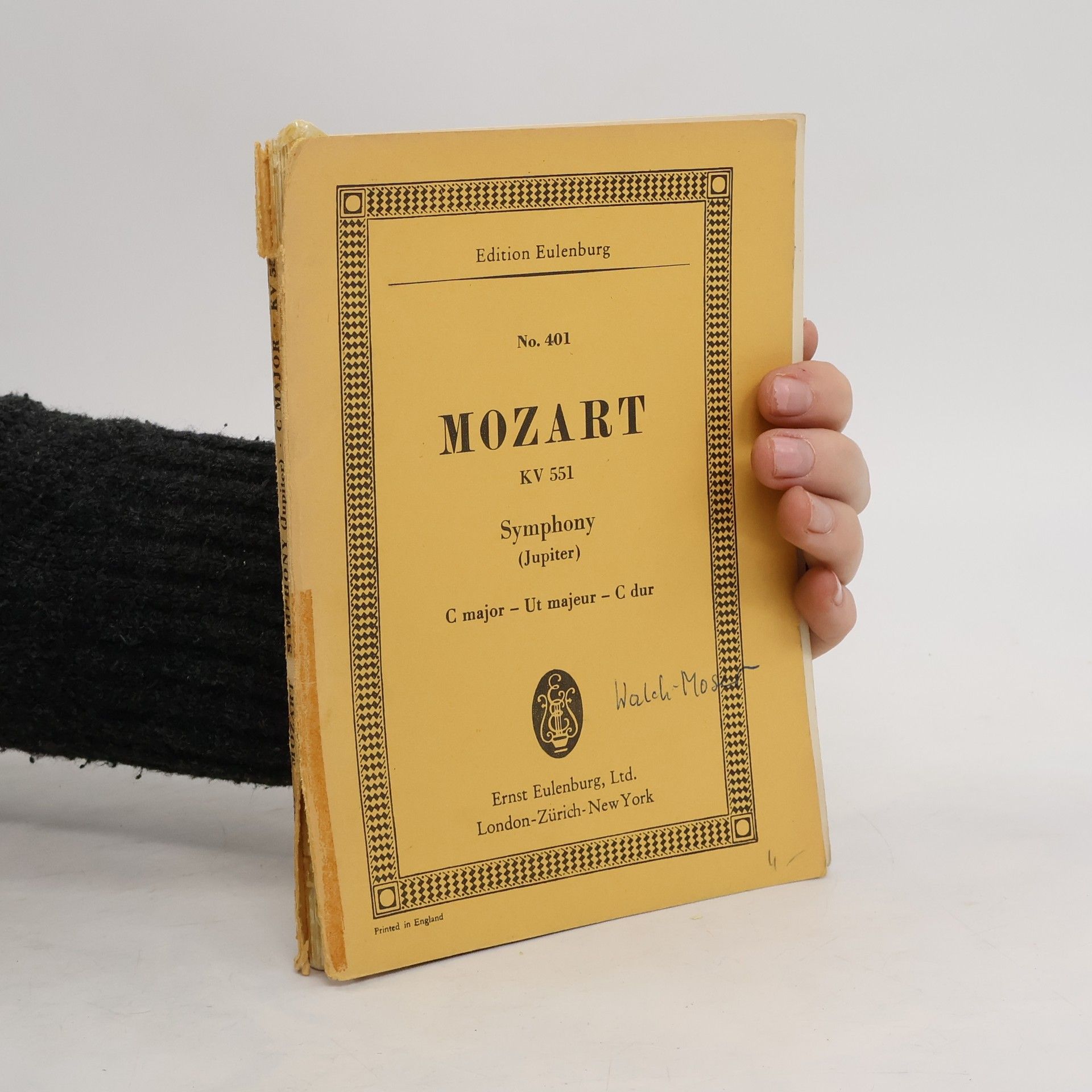 Wolfgang Amadeus Mozart Mozart : Symphony (Jupiter) C major KV 551