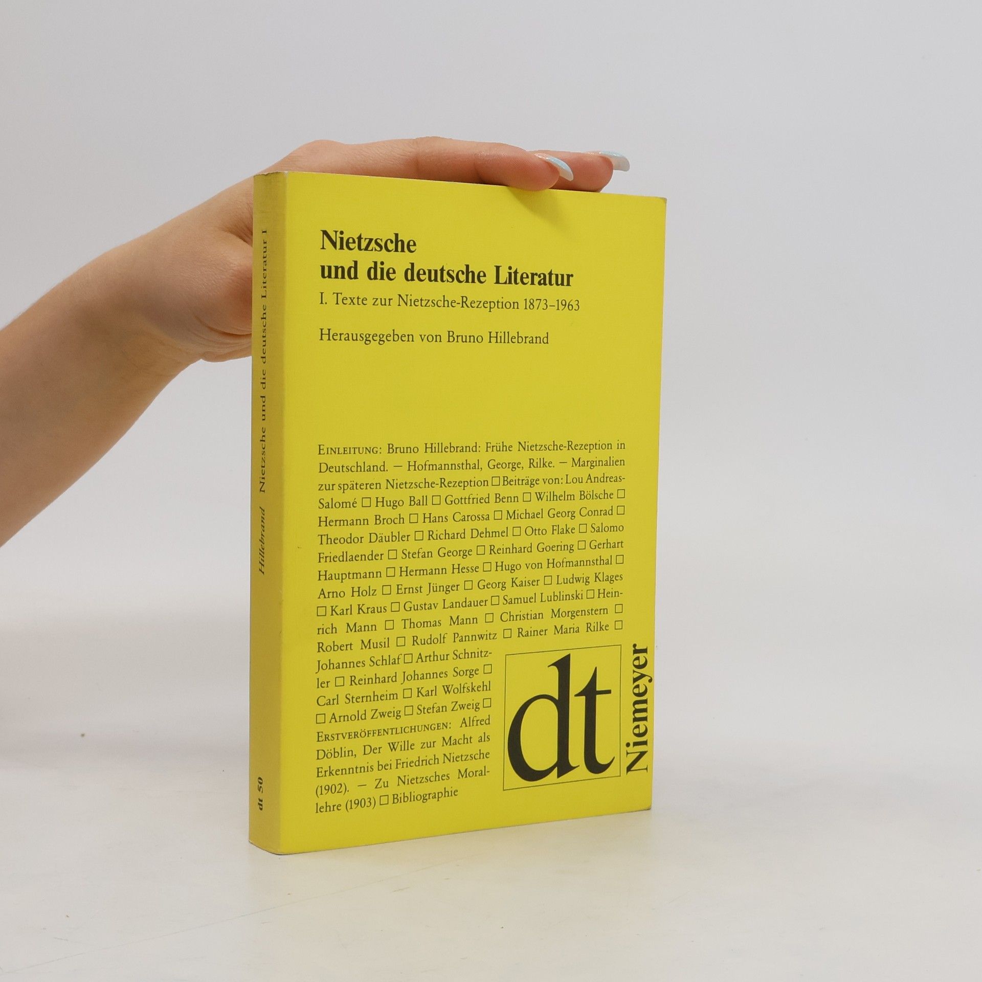 Autorenkollektiv Nietzsche und die deutsche Literatur
