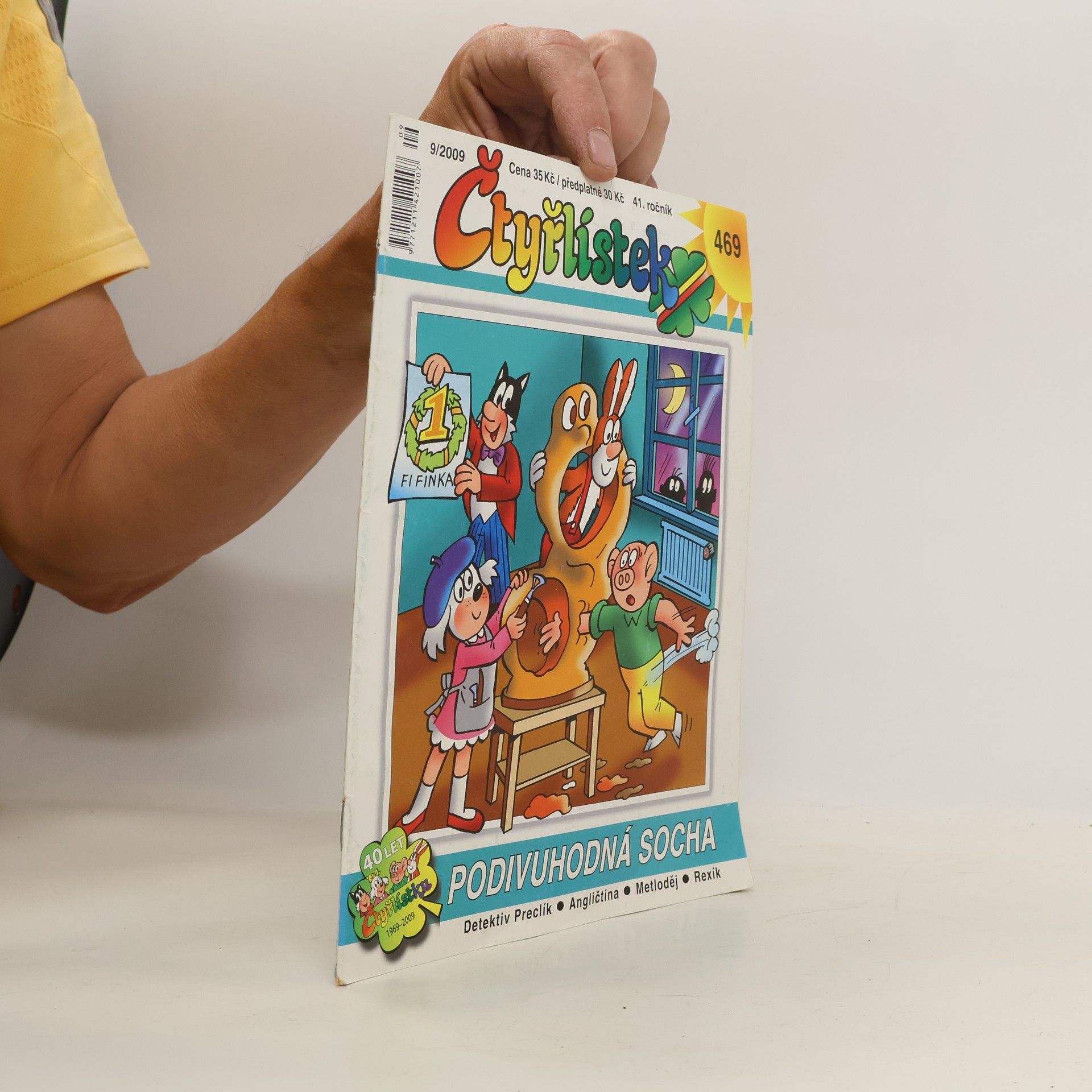 Collectif d'auteurs Čtyřlístek 469, 9/2009. Podivuhodná socha