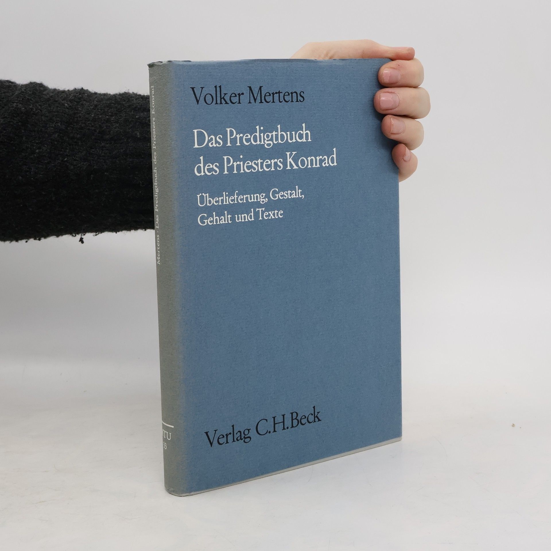 Volker Mertens Das Predigtbuch des Priesters Konrad
