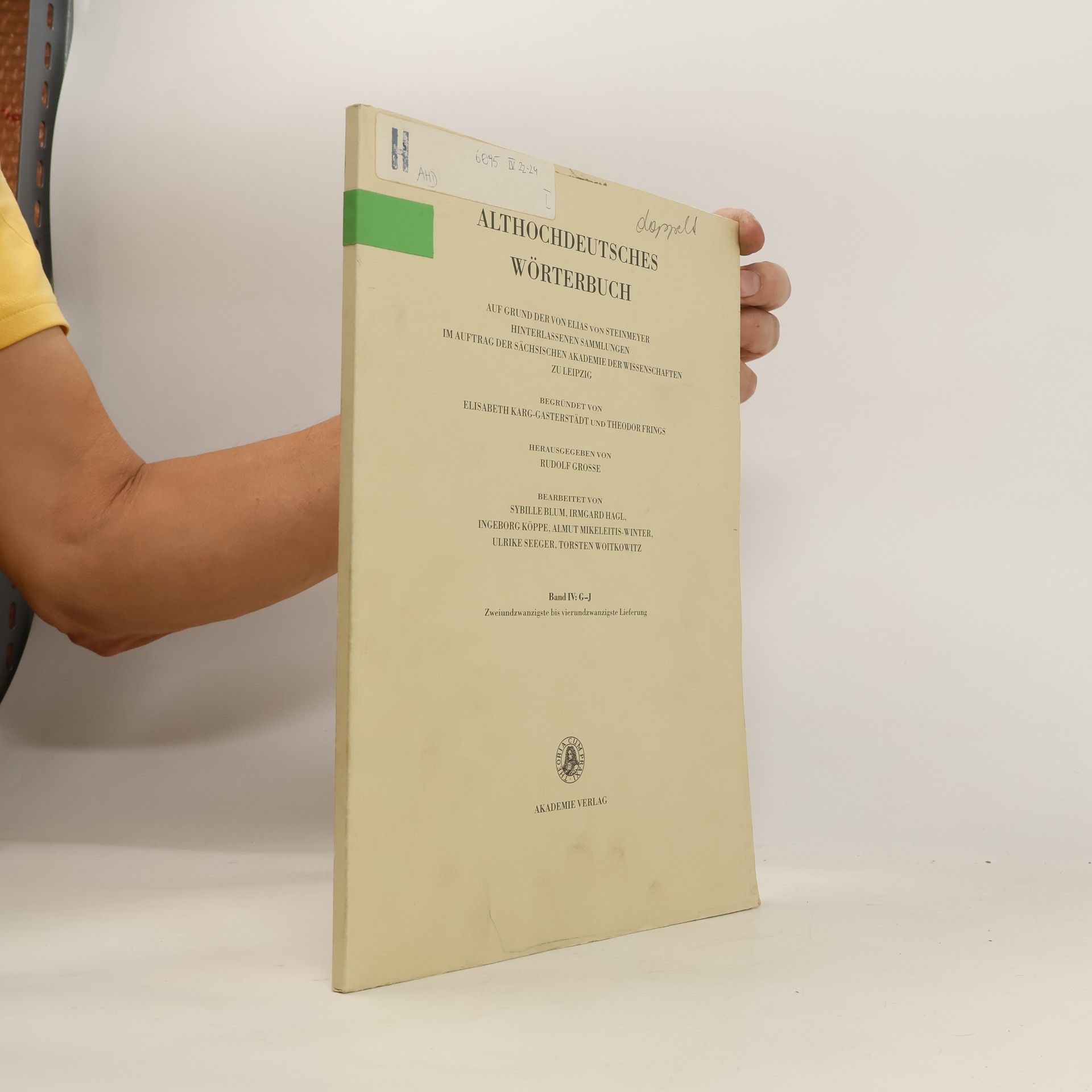 kolektiv Althochdeutsches Wörterbuch