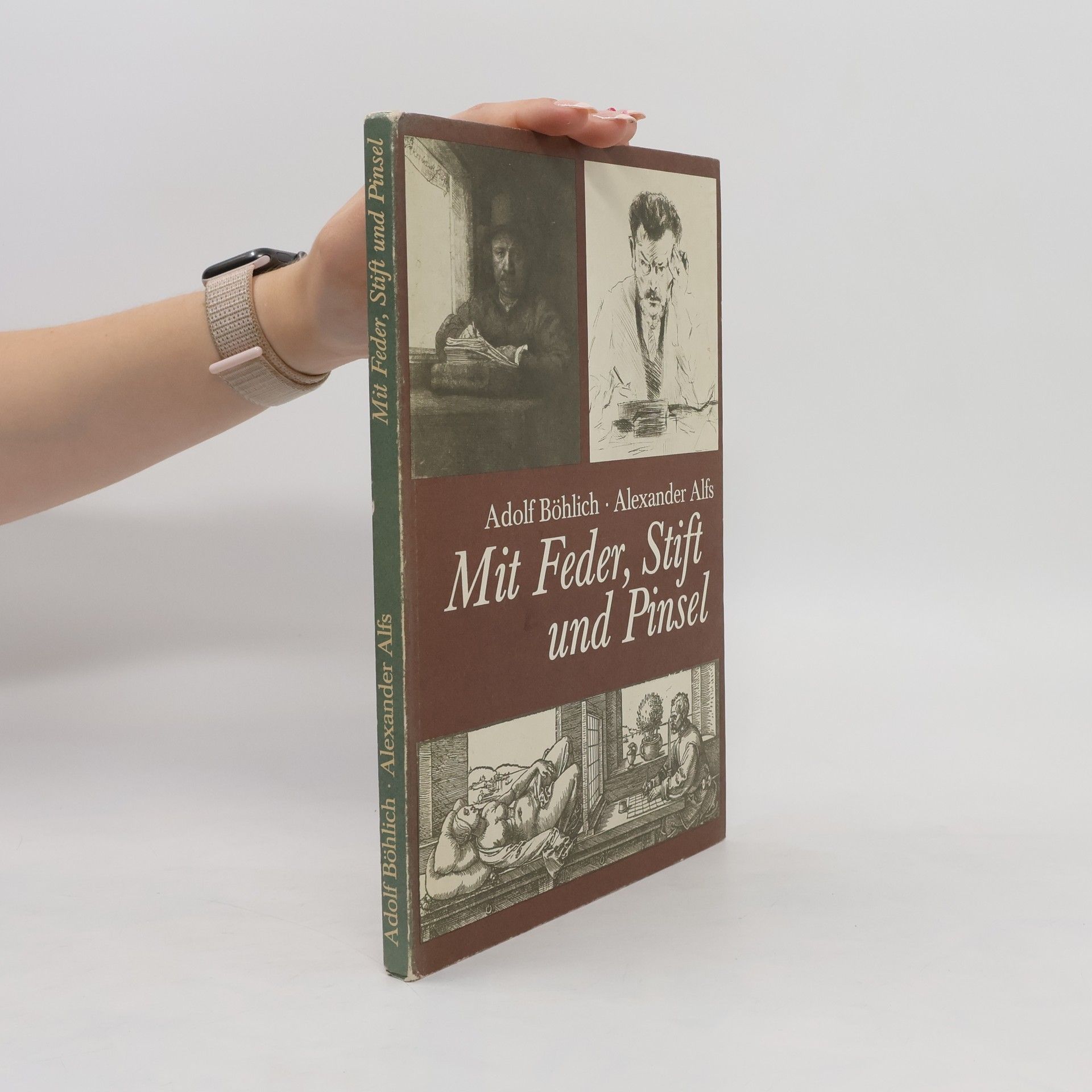 Adolf Böhlich Mit Feder, Stift und Pinsel