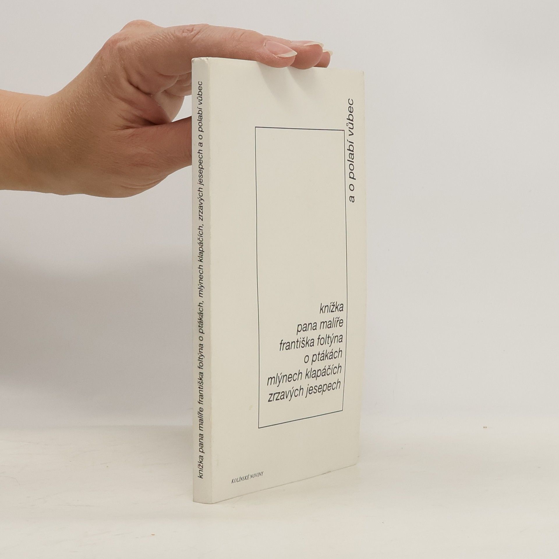 Kolektív autorov Knížka pana malíře františka foltýna o ptákách mlýnech klapáčích zrzavých jesepech a o polabí vůbec