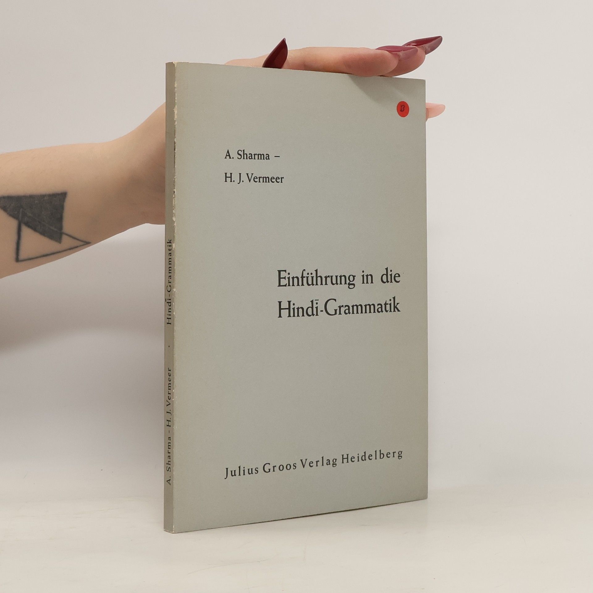 Hans J. Vermeer Einführung in die Hindi-Grammatik