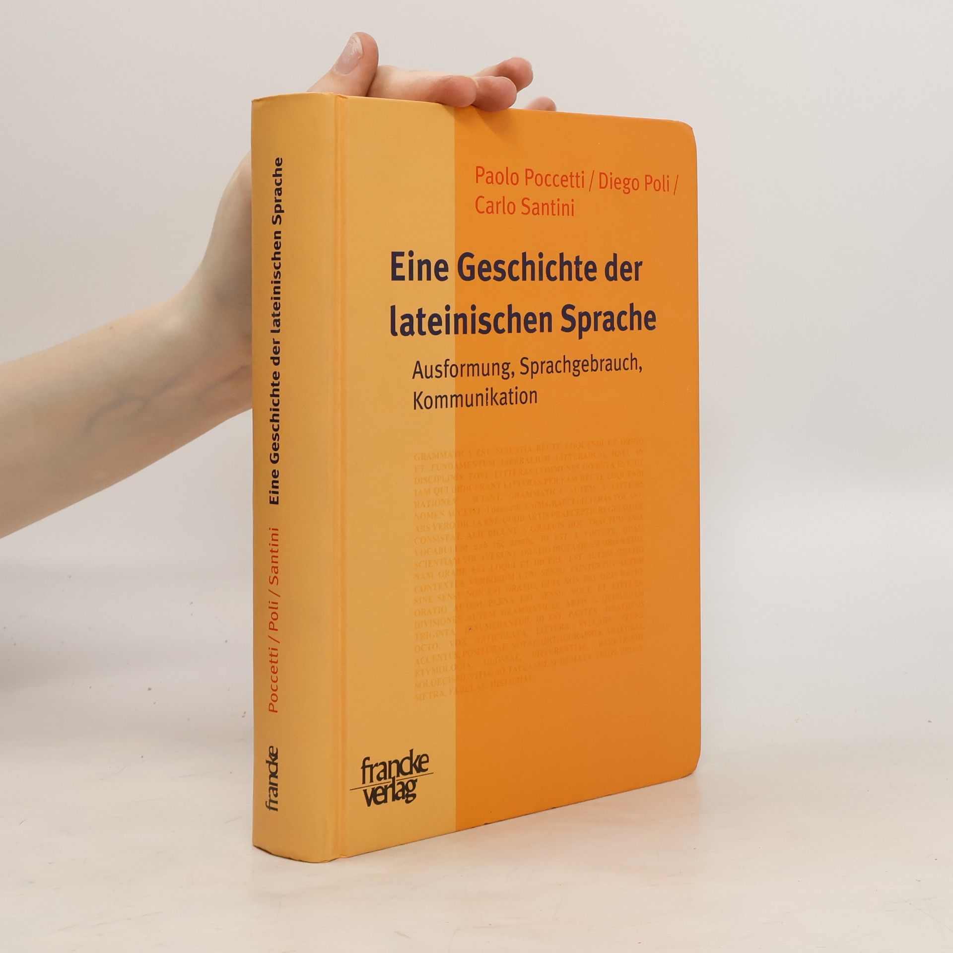 Paolo Poccetti Eine Geschichte der lateinischen Sprache