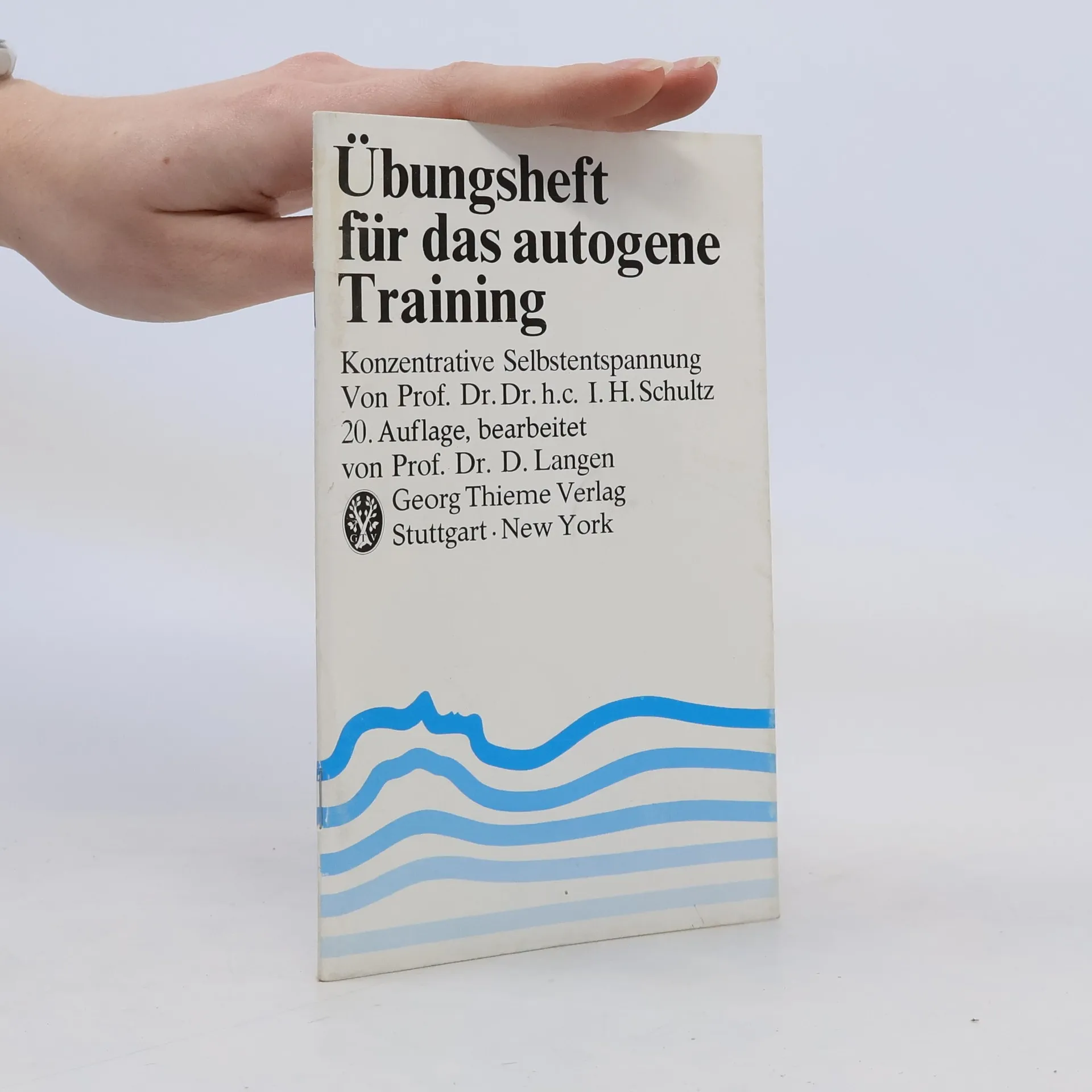 Übungsheft für das autogene Training | Buch | I. H. Schultz