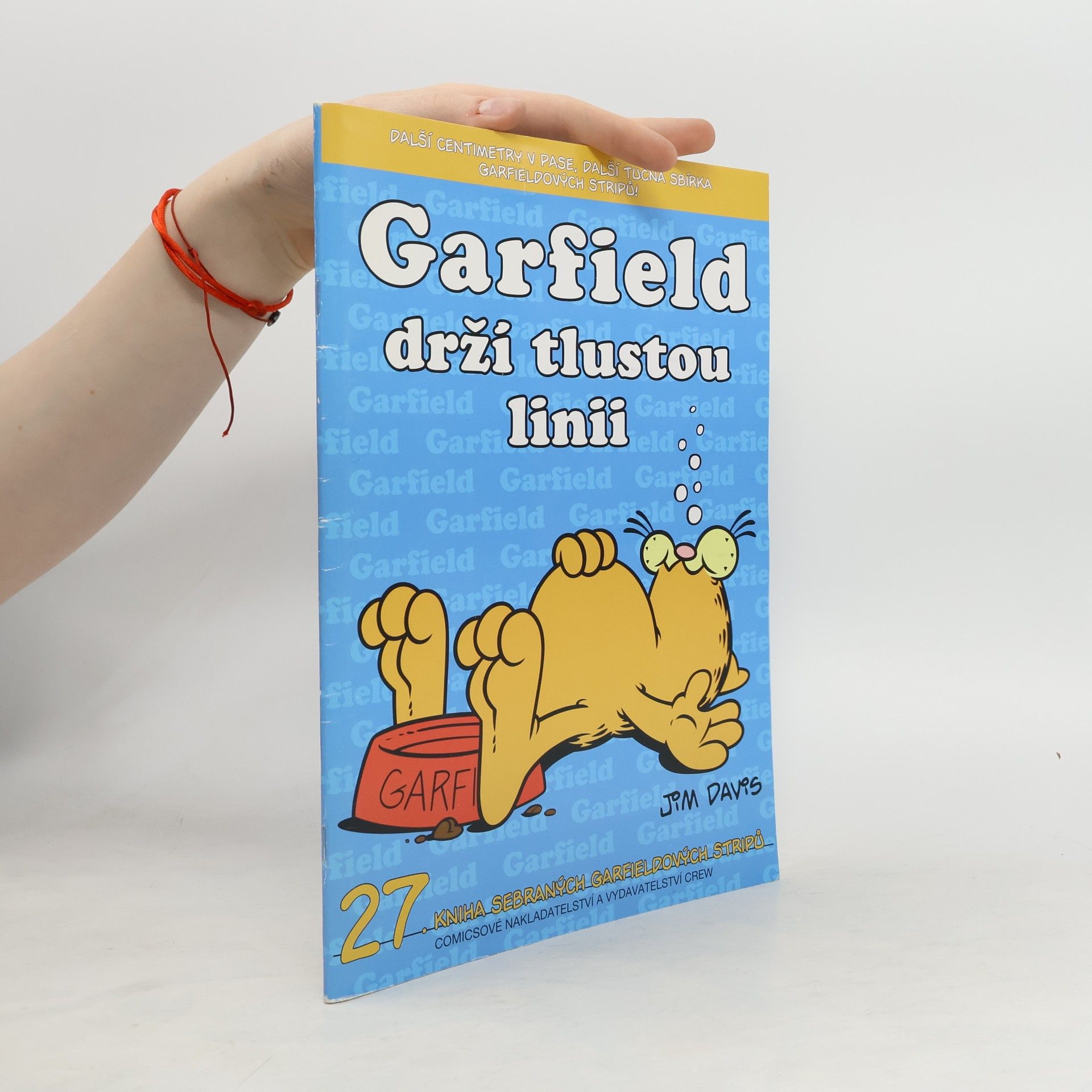 Jim Davis Garfield drží tlustou linii
