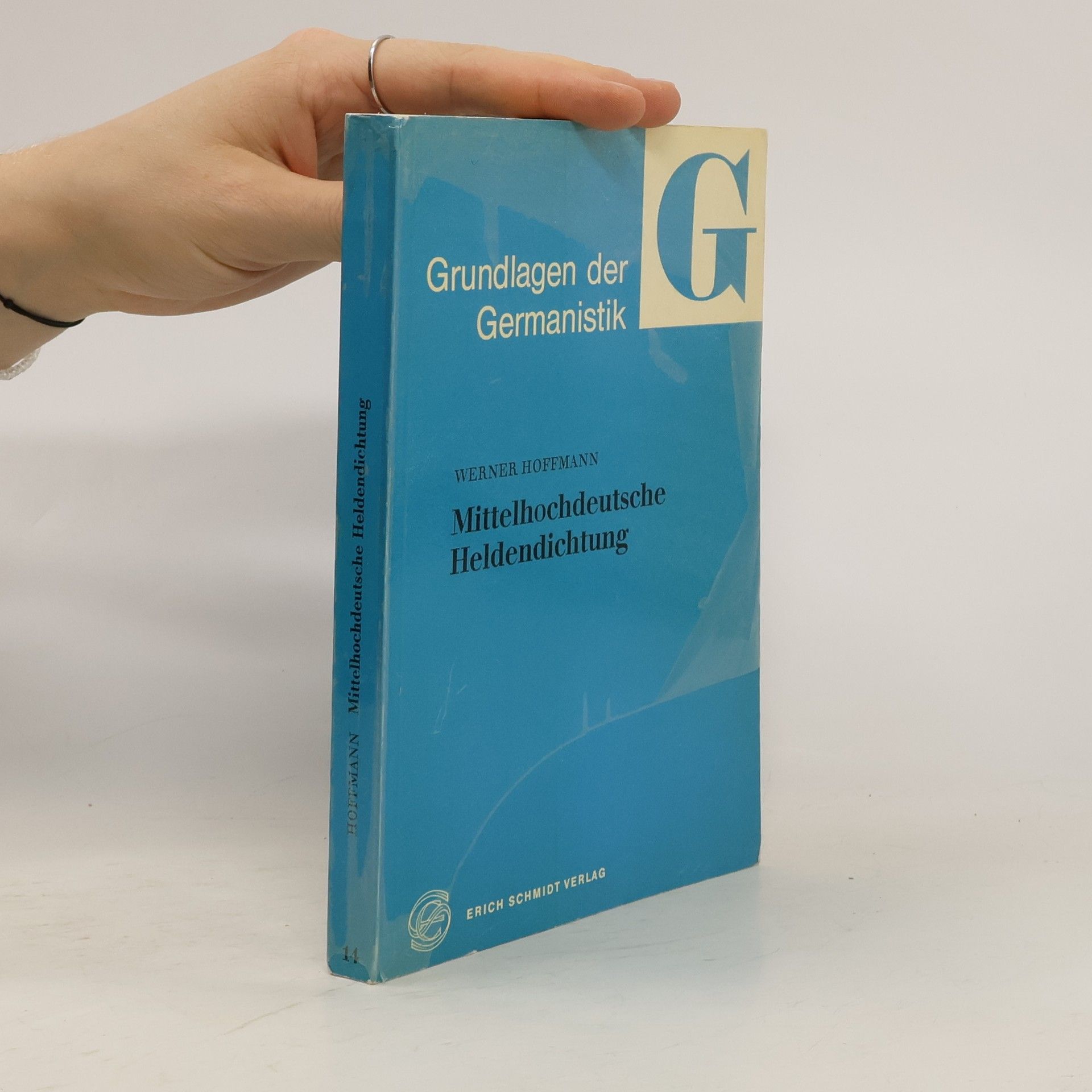 Werner Hoffmann Mittelhochdeutsche Heldendichtung