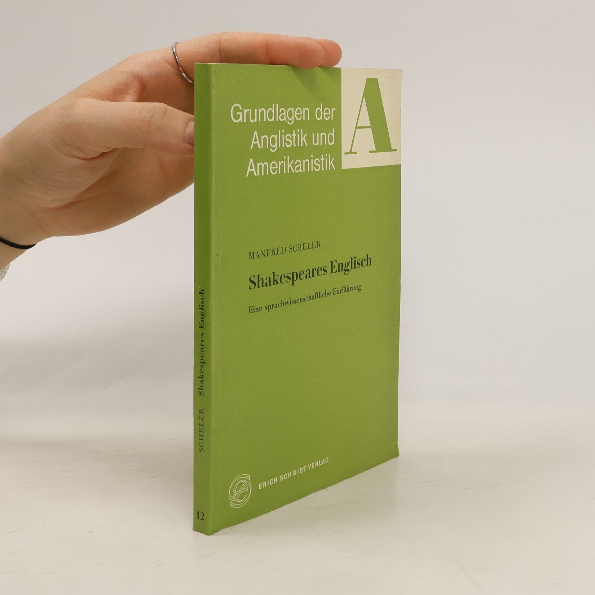 Manfred Scheler Shakespeares Englisch
