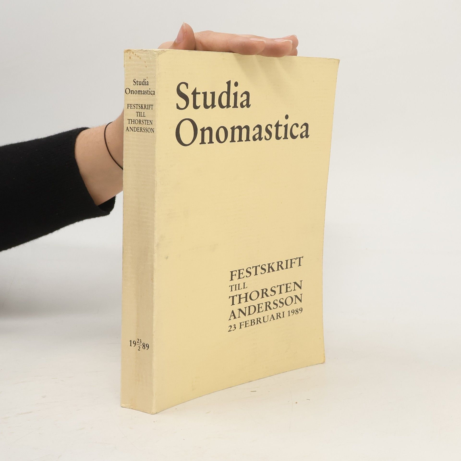 Lena Peterson Studia Onomastica