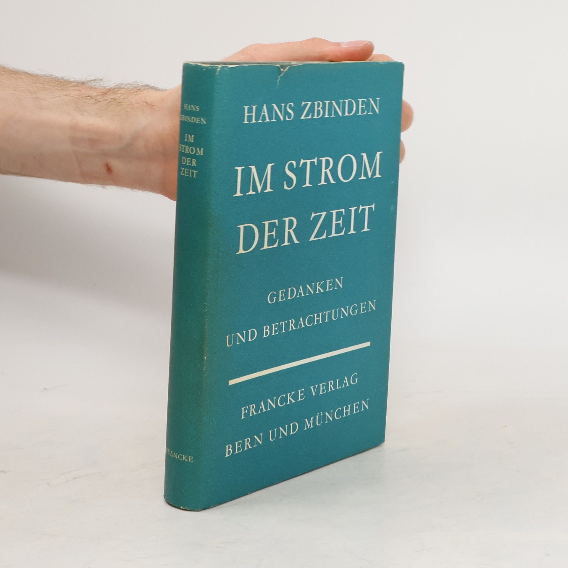 Hans Zbinden Im Strom der Zeit