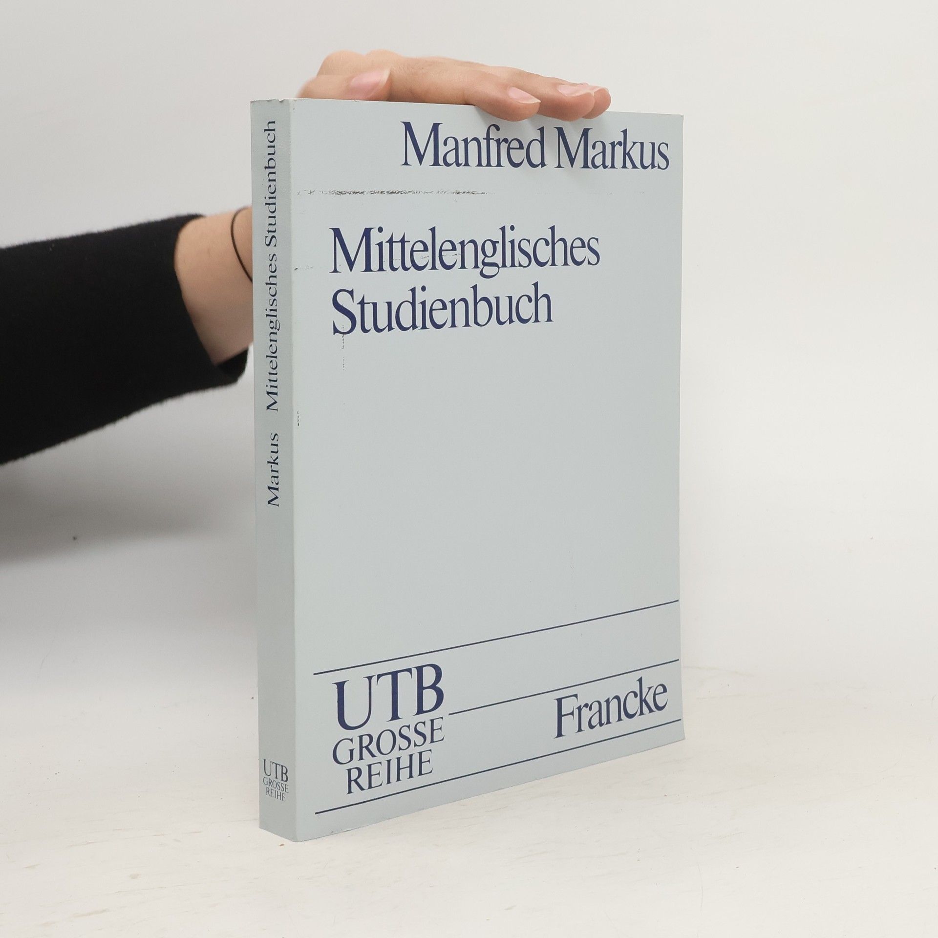 Manfred Markus Mittelenglisches Studienbuch