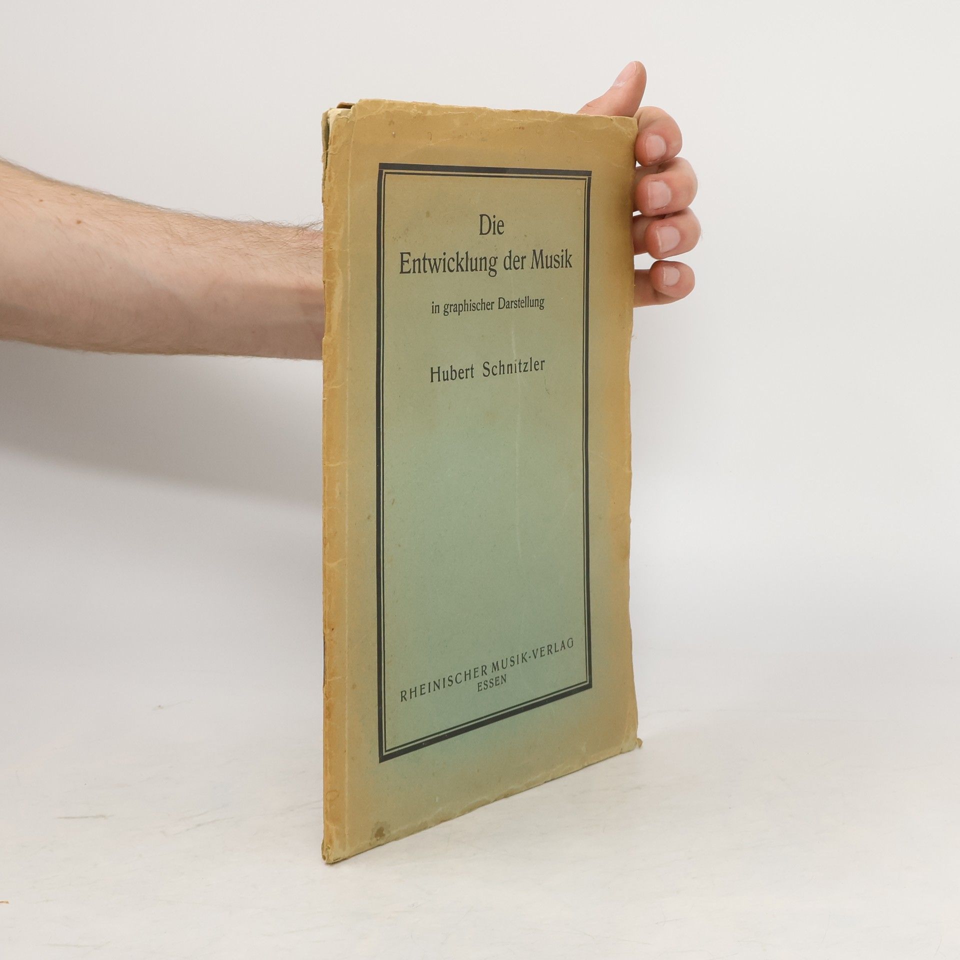 Hubert Shnitzler Die Entwicklung der Musik in graphischer Darstellung