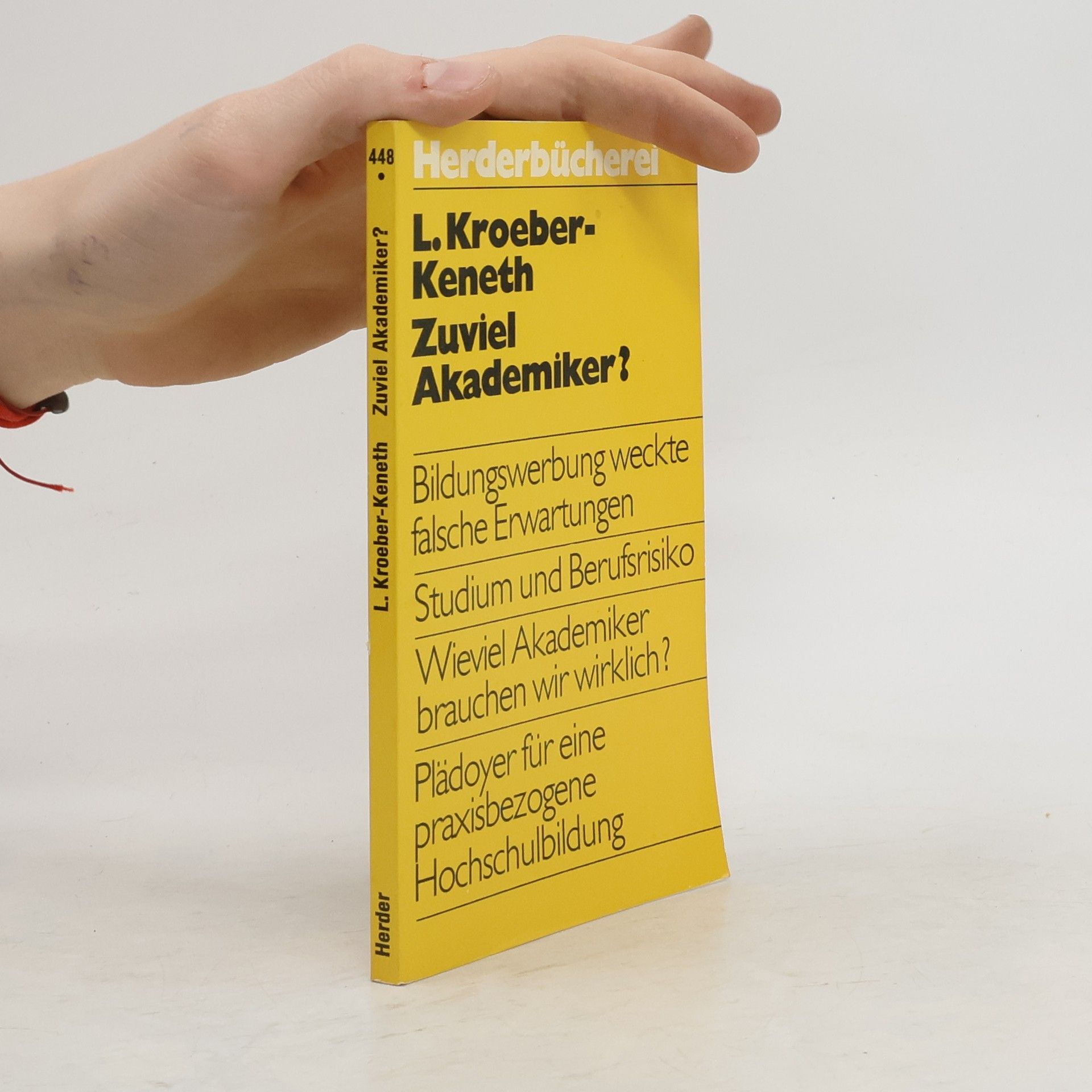 Ludwig Kroeber Keneth Zuviel Akademiker?