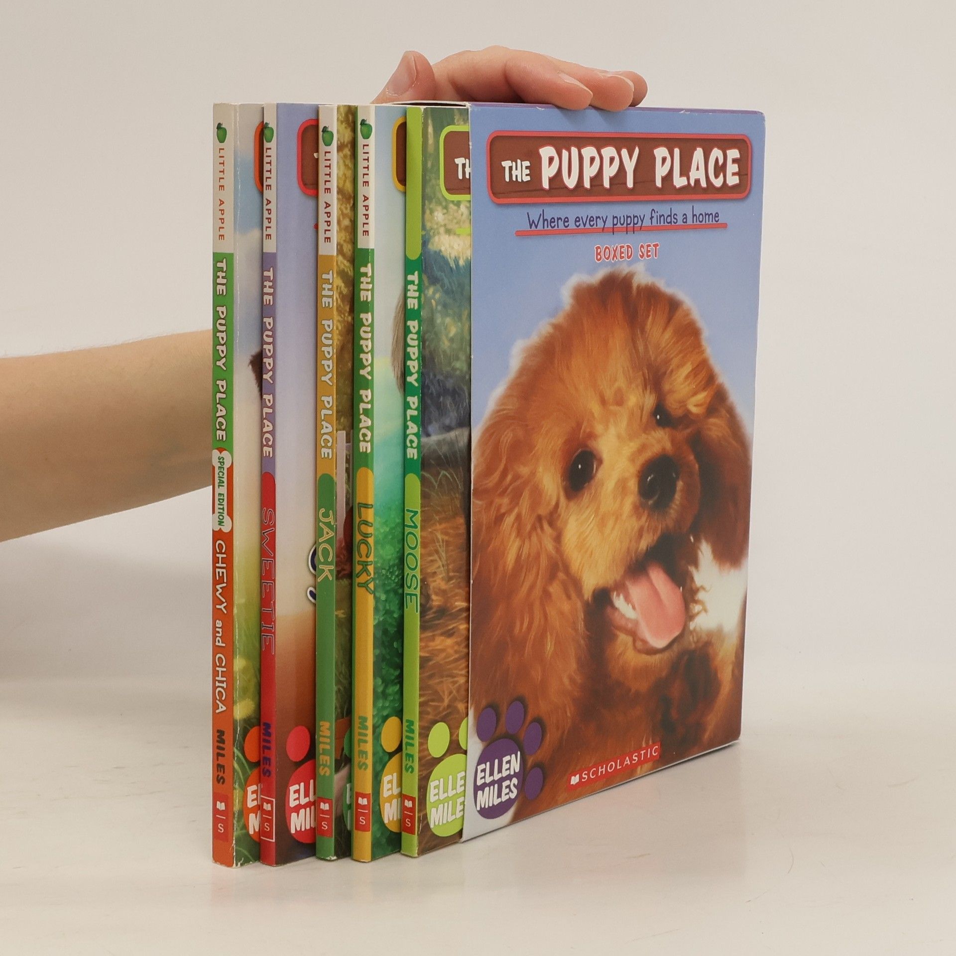 Ellen Miles The Puppy Place Boxed Set. Moose. Lucky. Jack. Sweetie. Chewy and Chica