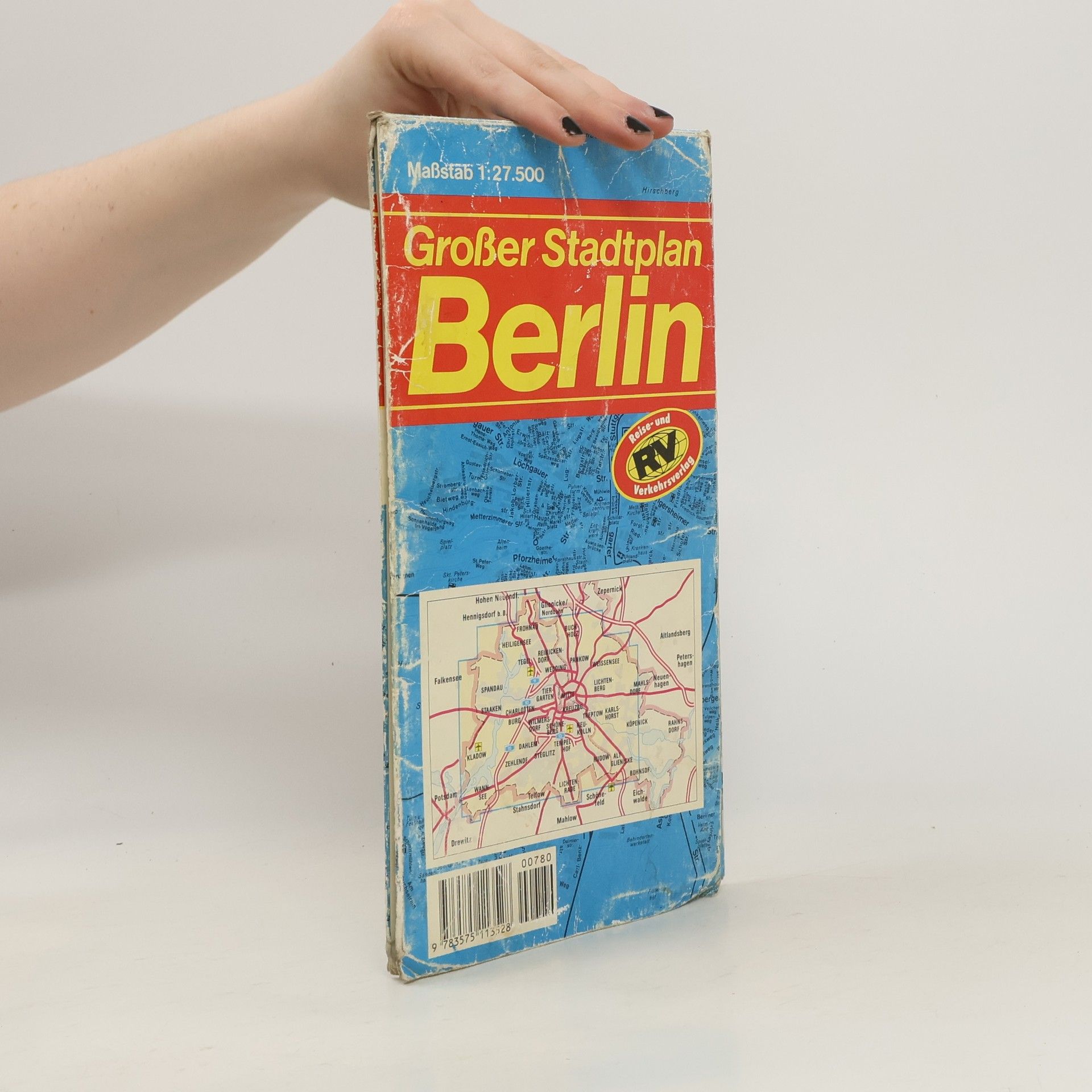 Collectif d'auteurs Grosser Stadtplan Berlin