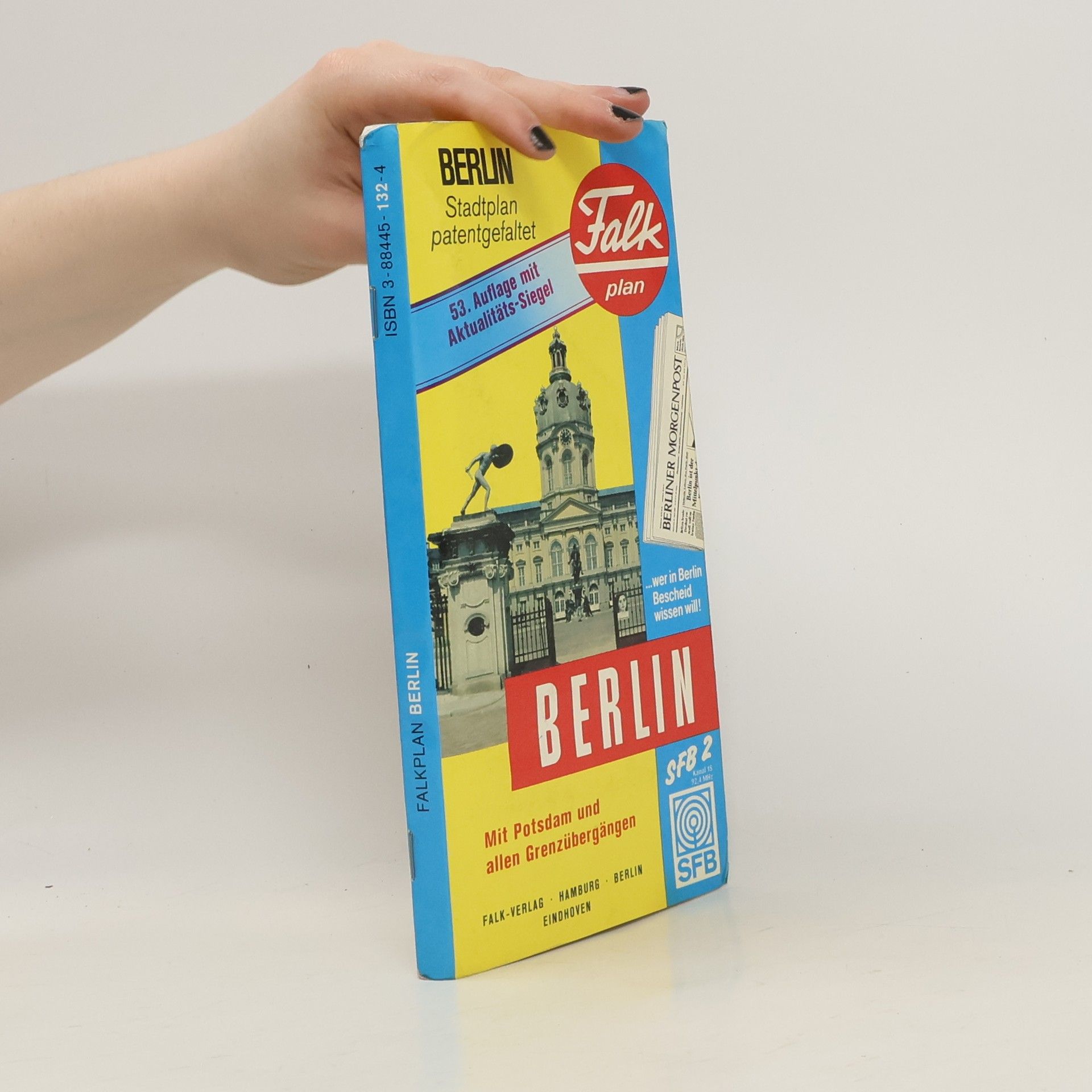 Collective Berlin. Stadtplan patentgefaltet