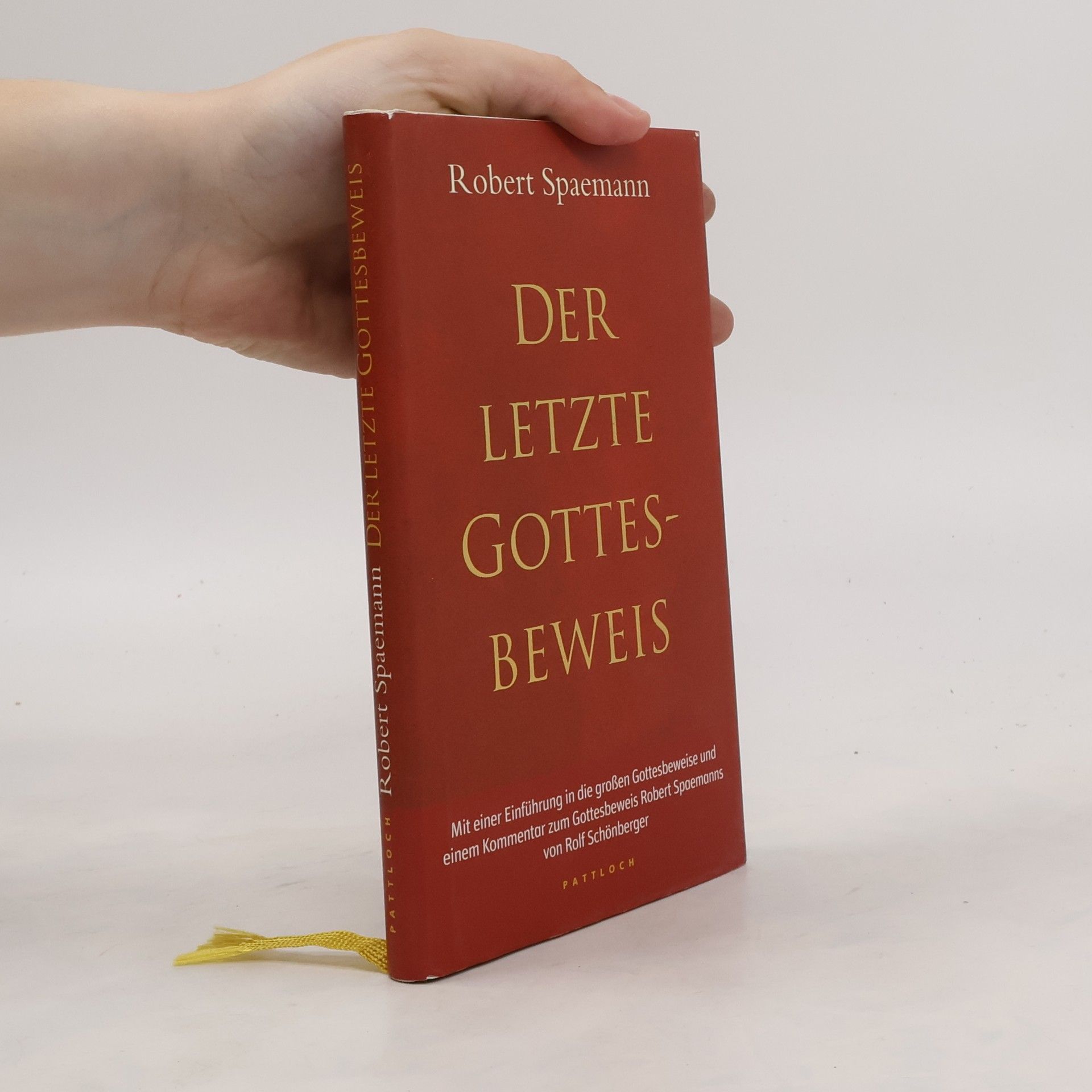 Robert Spaemann Der letzte Gottesbeweis