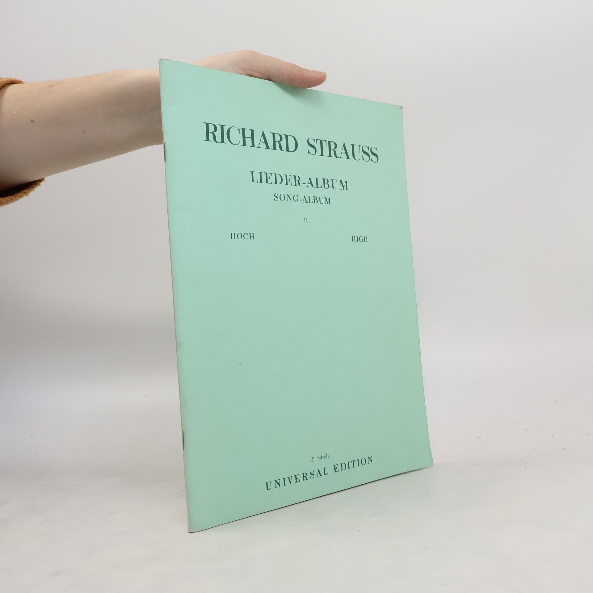Richard Strauss Lieder für hohe Stimme mit Klavierbegleitung