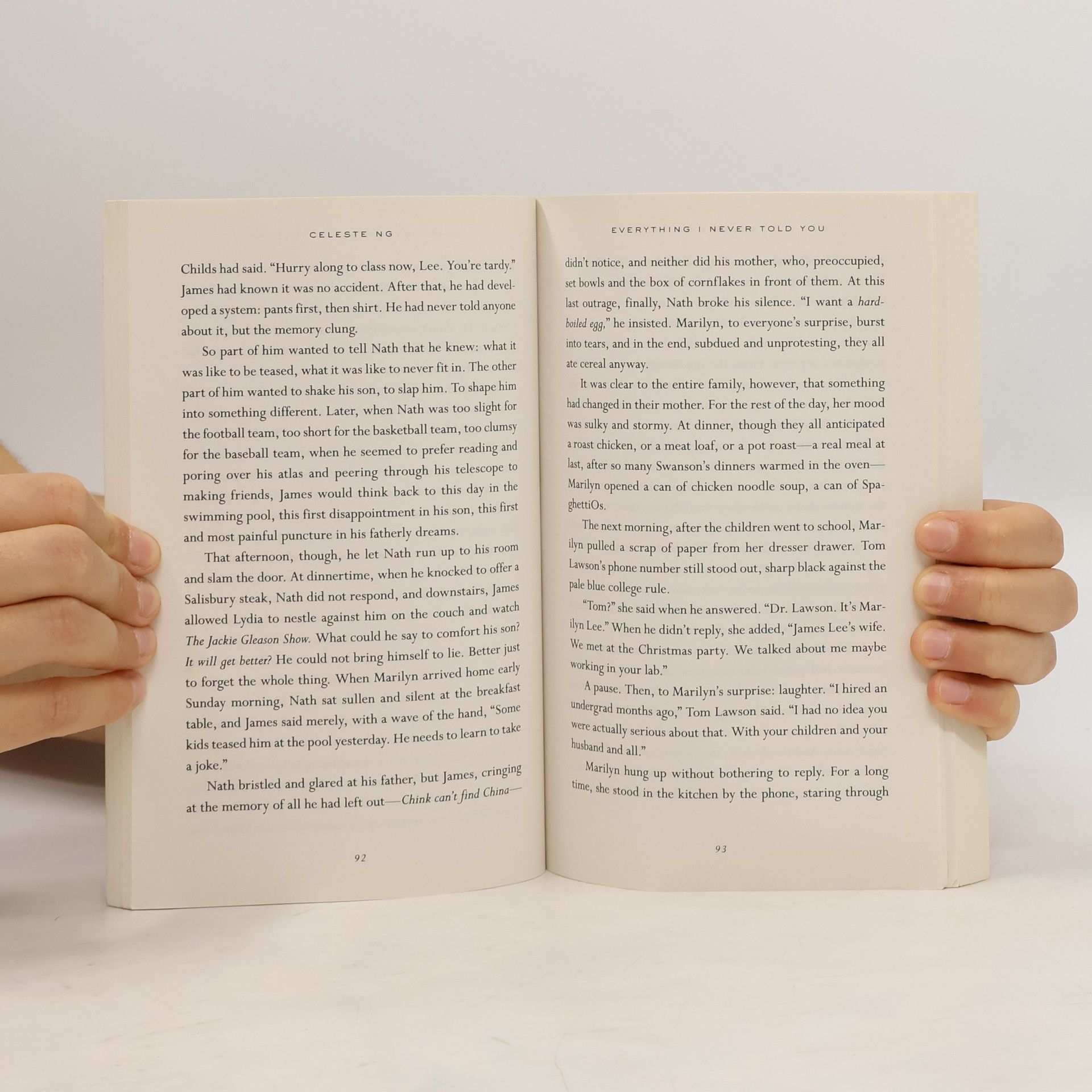 Celeste Ng Everything I never told you