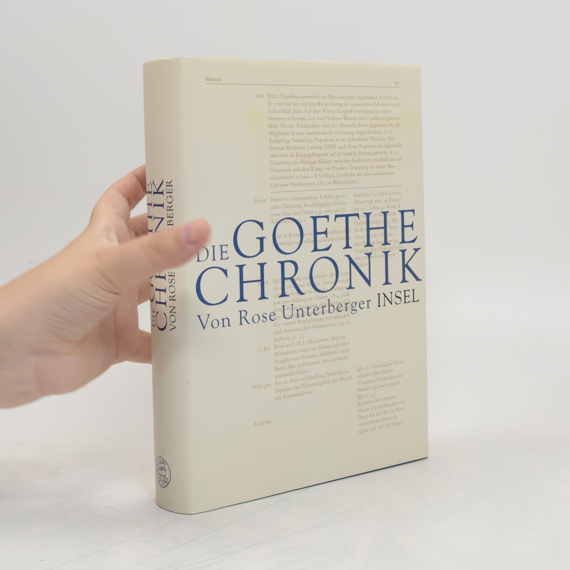 Rose Unterberger Die Goethe-Chronik