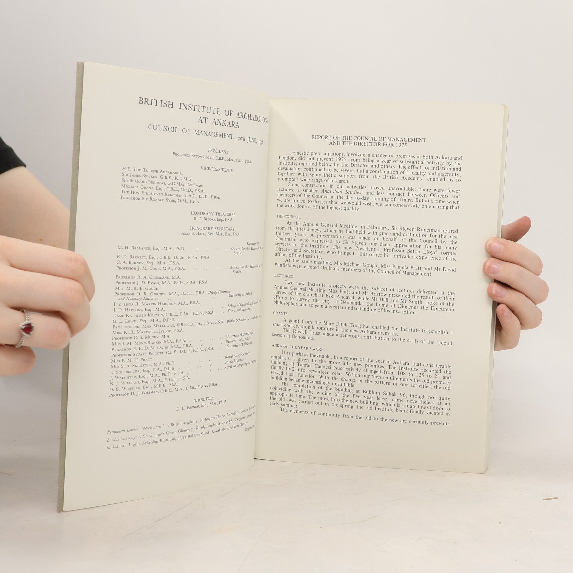 Various authors Anatolian Studies Vol. XXV