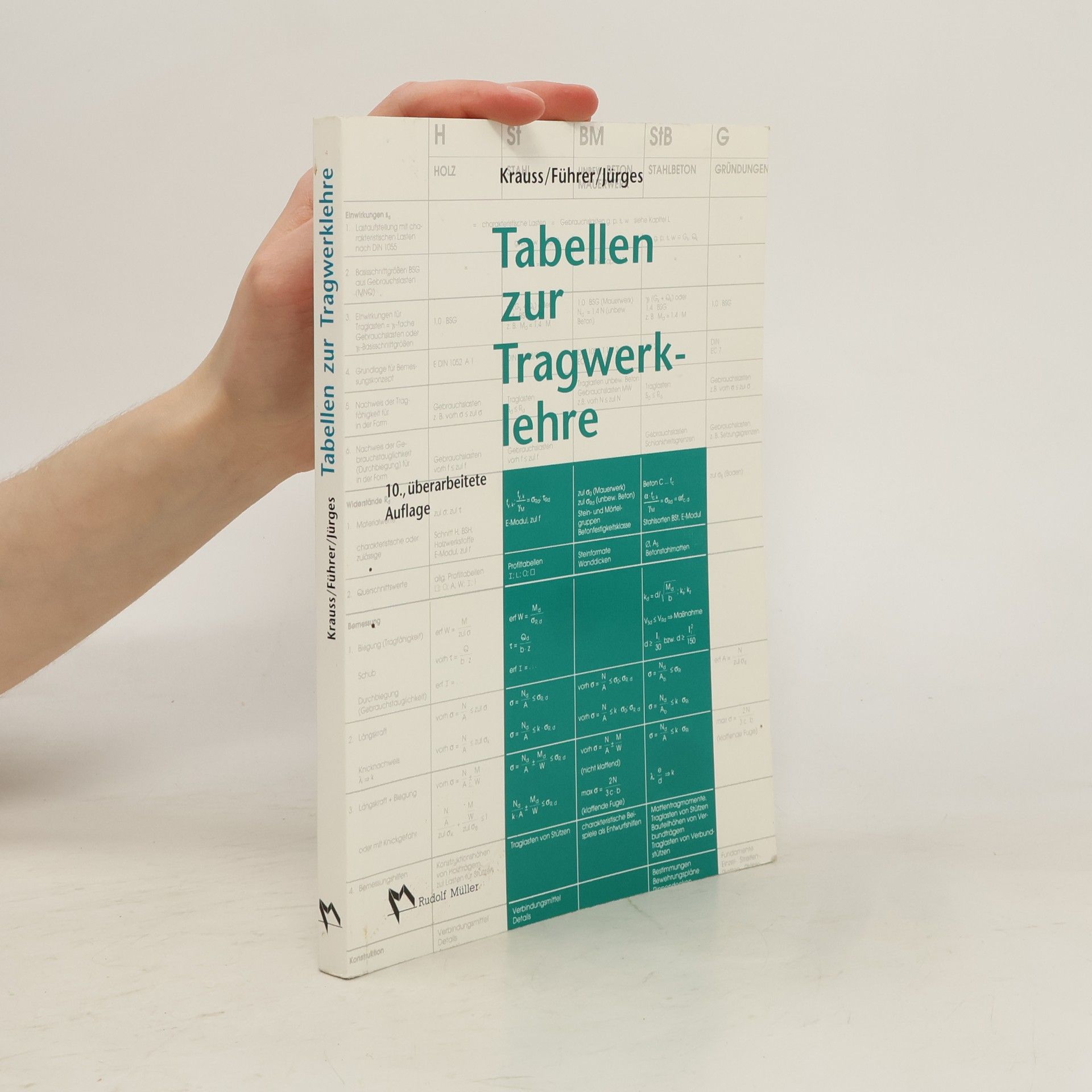 Franz Krauss Tabellen zur Tragwerklehre