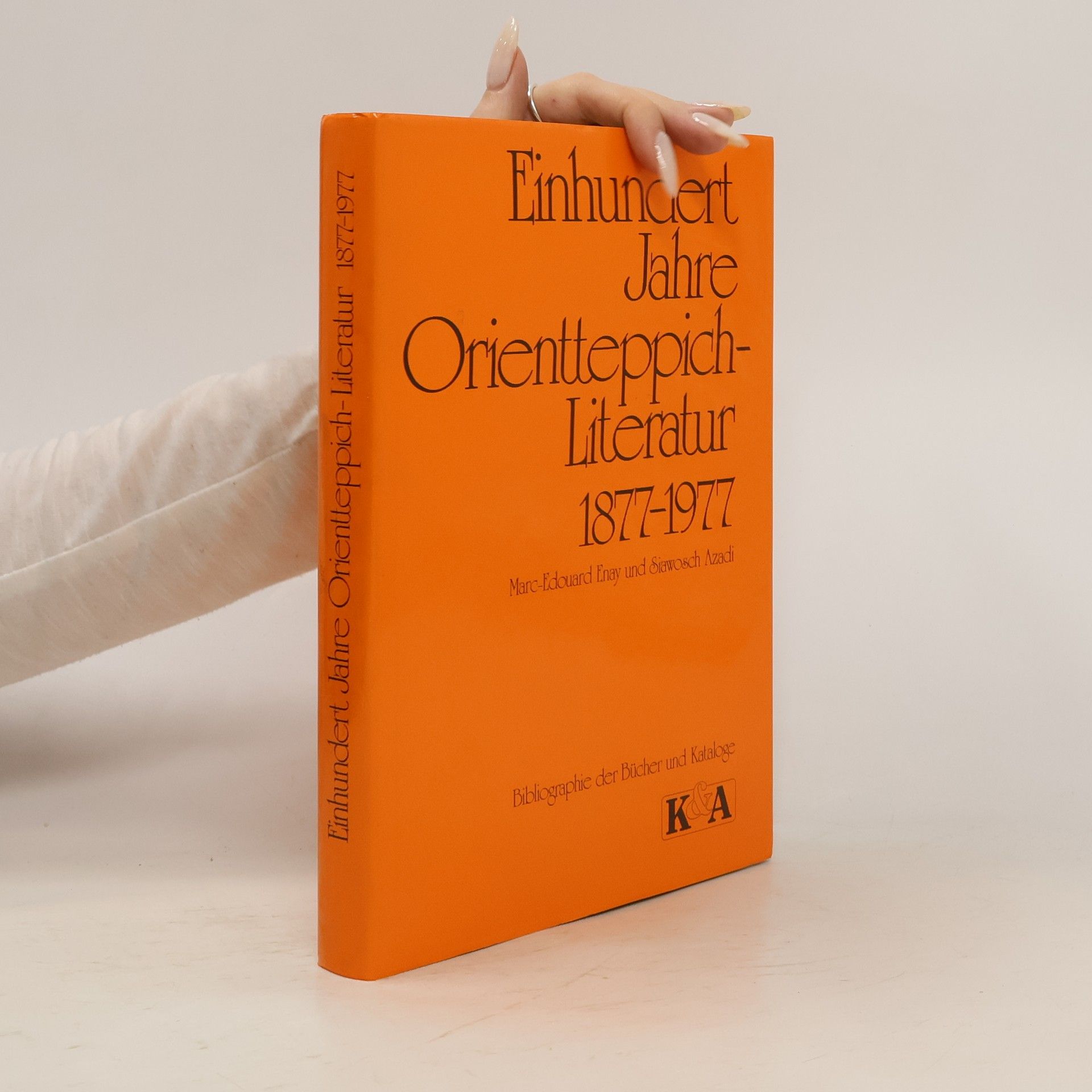 Marc Edouard Enay Einhundert Jahre Orientteppich-Literatur