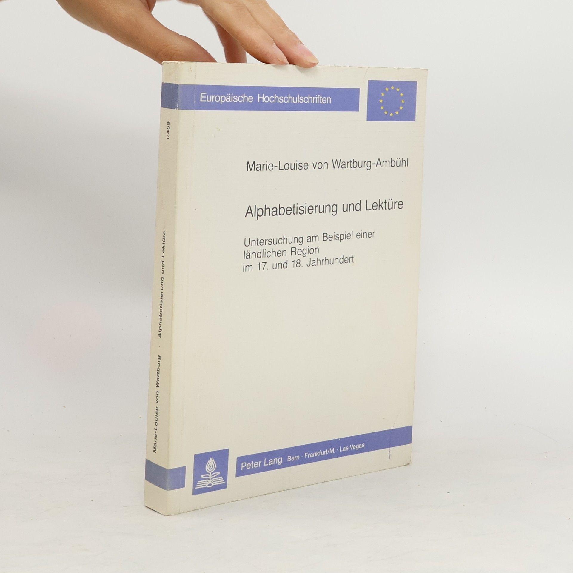 Marie-Louise von Wartburg-Ambühl Alphabetisierung und Lektüre