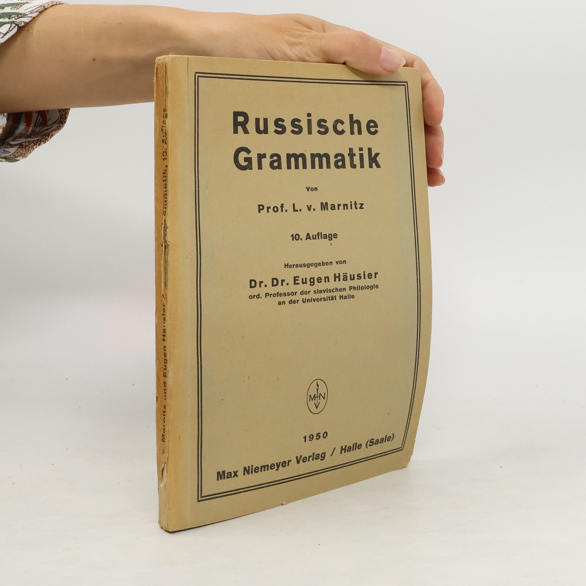 Ludwig von Marnitz Russische Grammatik