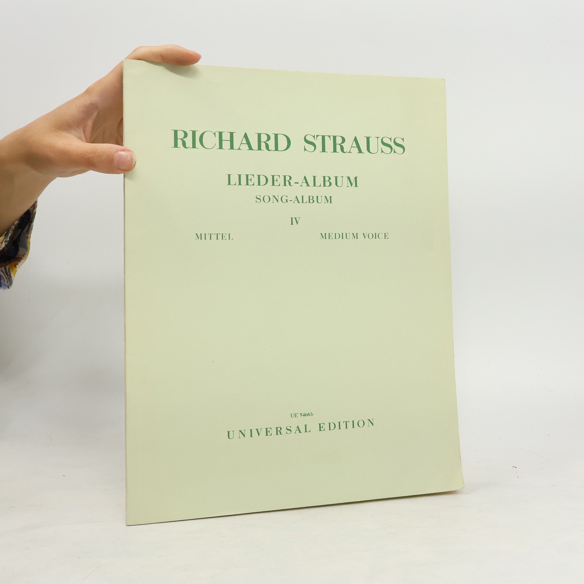 Autorenkollektiv Richard Strauss Lieder Album IV.