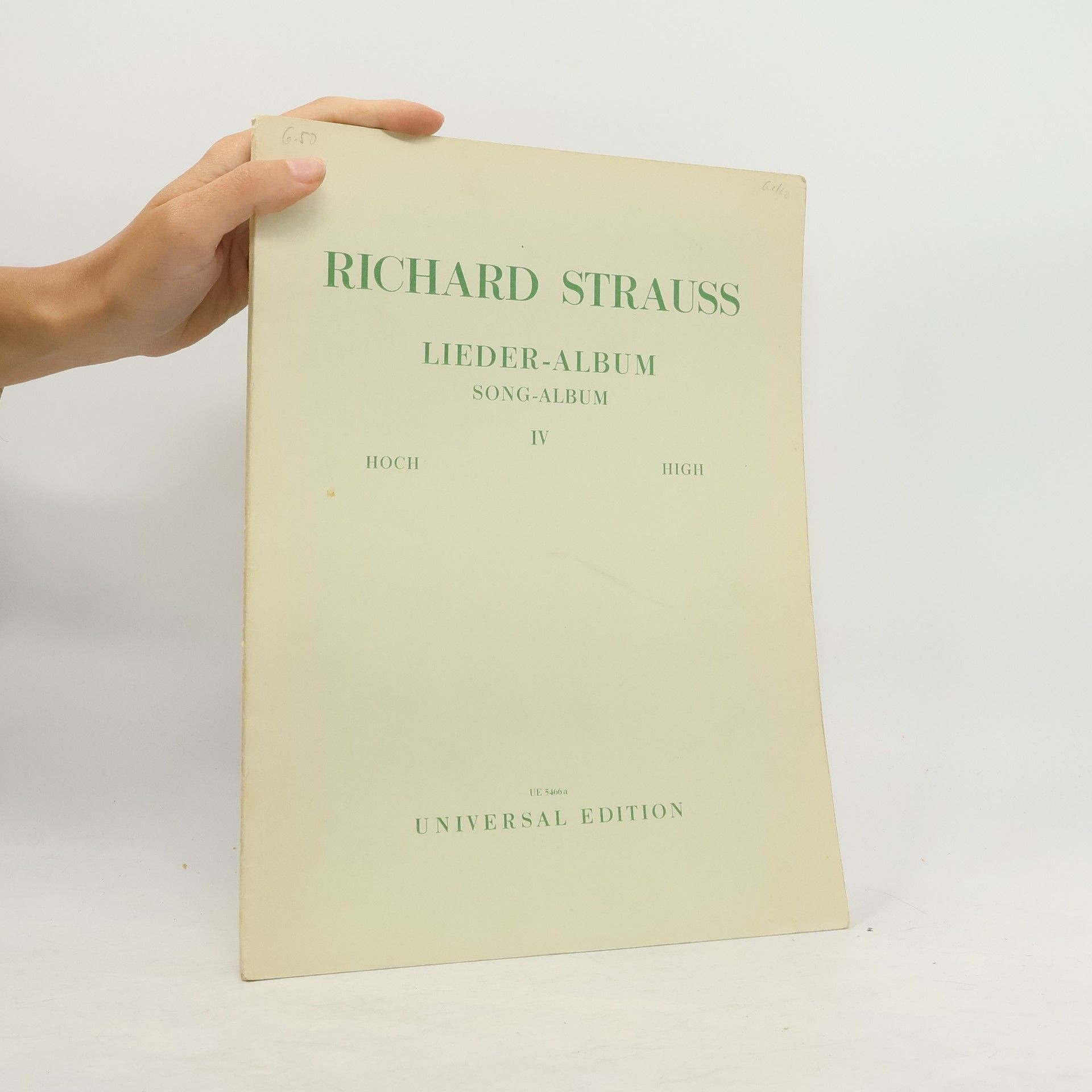 Autorenkollektiv Richard Strauss Lieder Album IV.