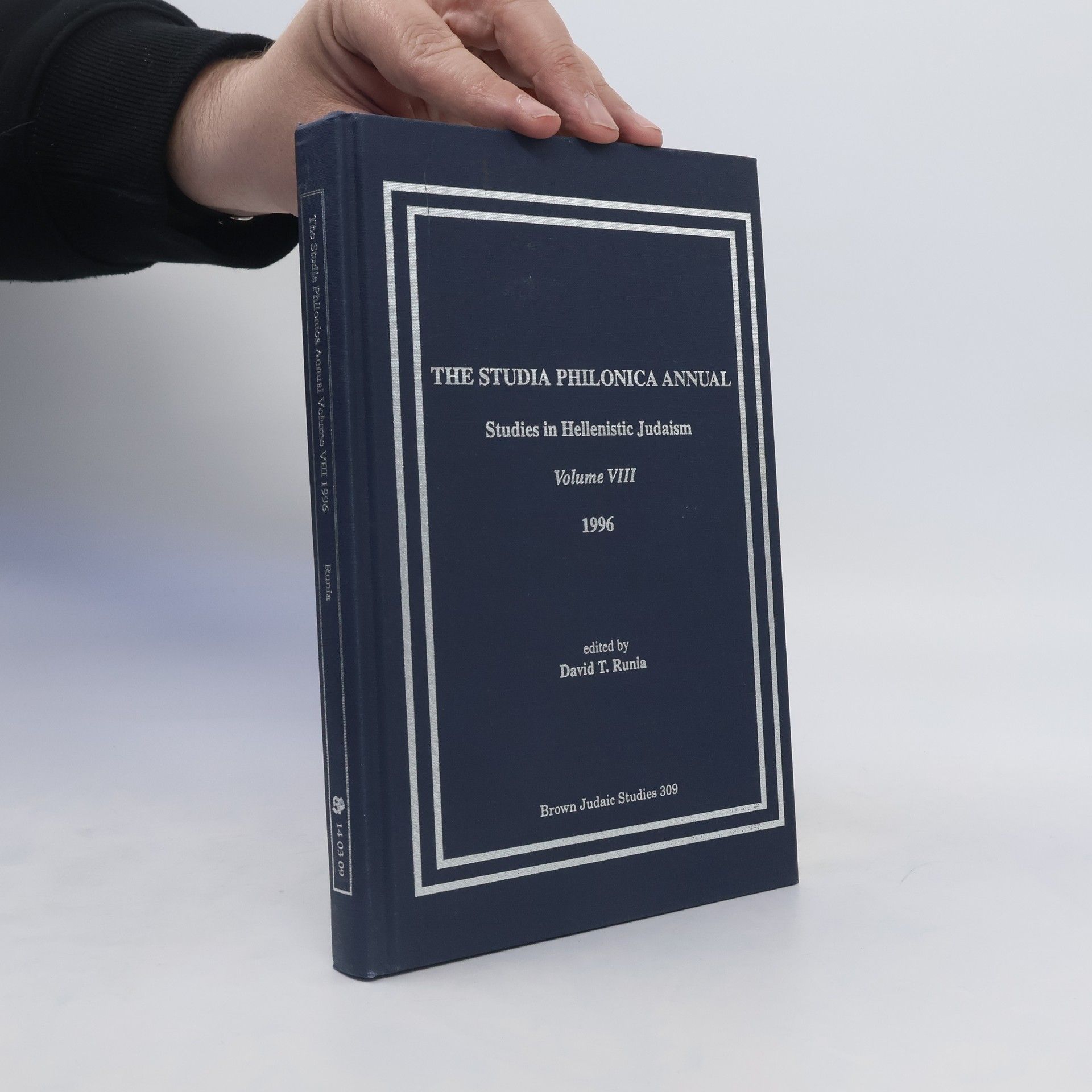 David T. Runia The Studia Philonica Annual Volume VIII/1996