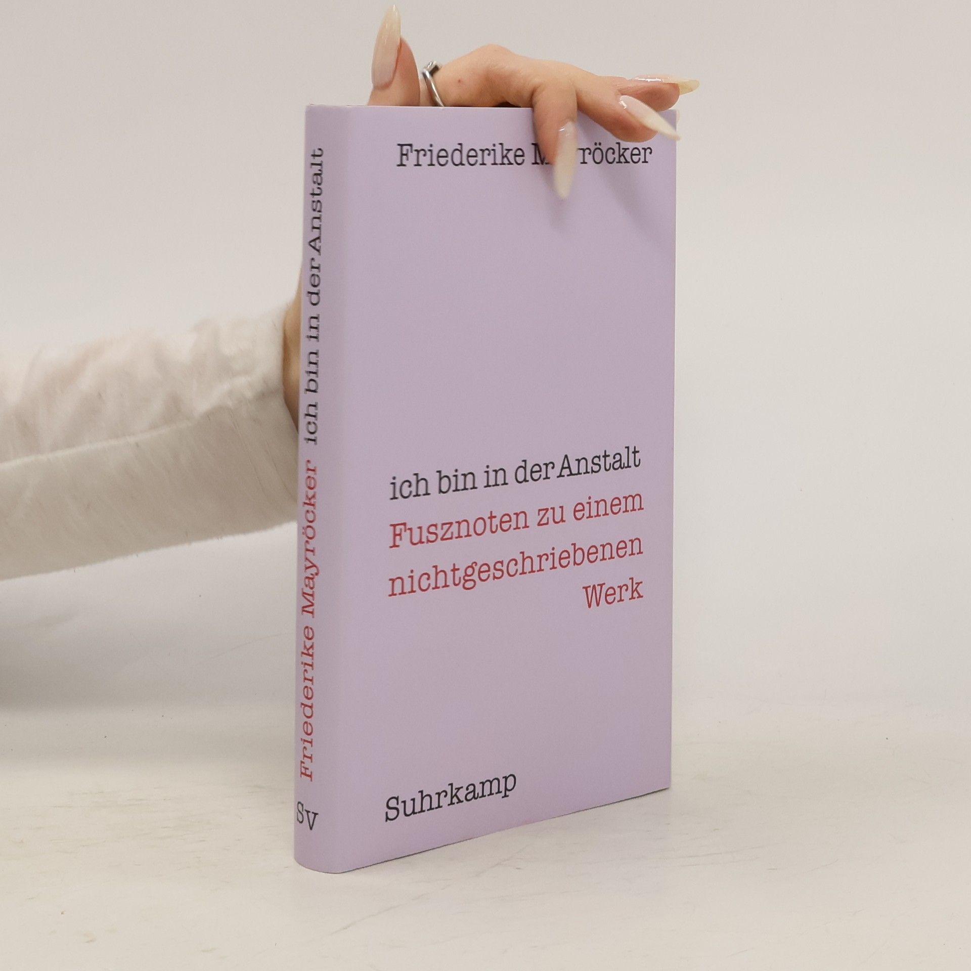 Friederike Mayröcker Ich bin in der Anstalt