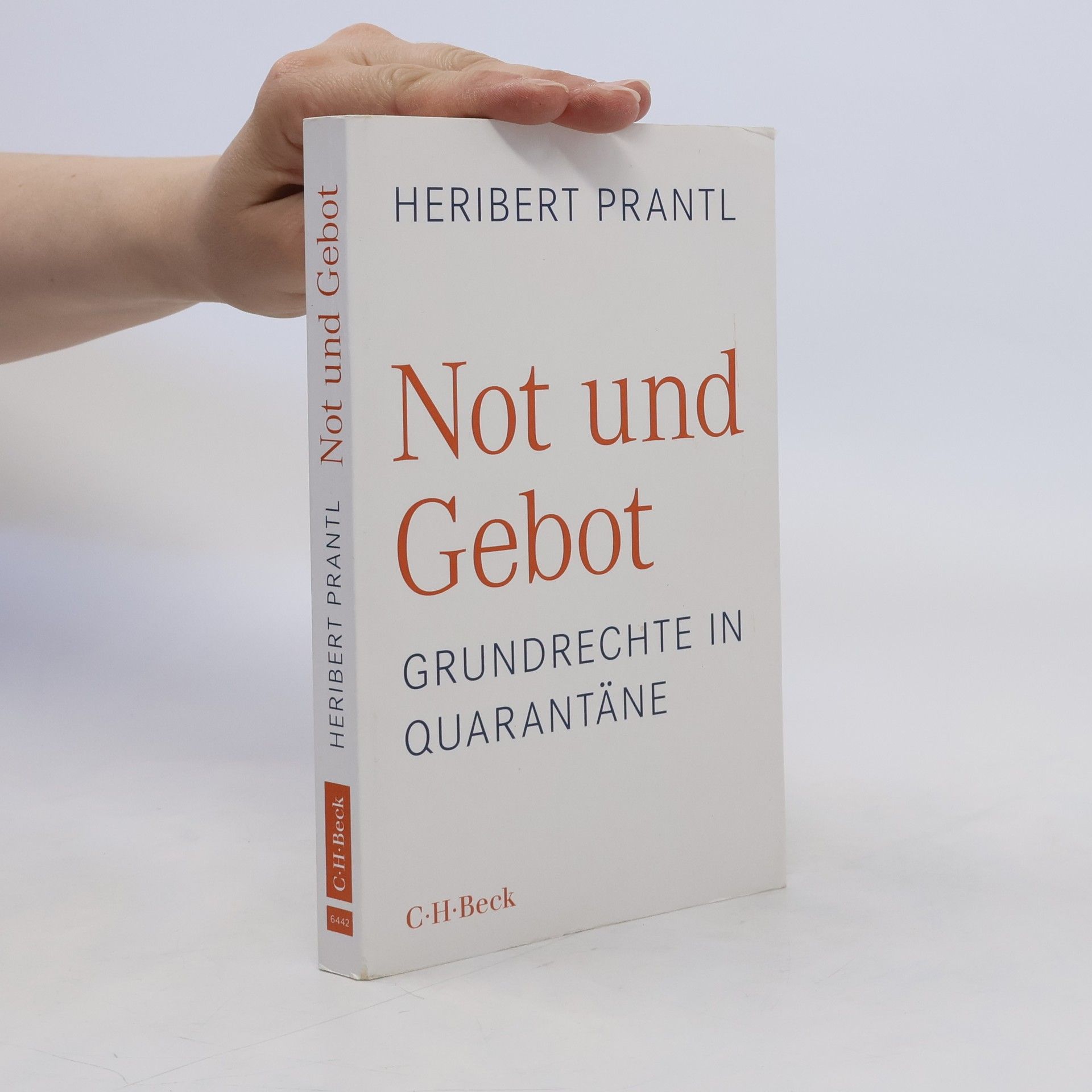 Heribert Prantl Not und Gebot