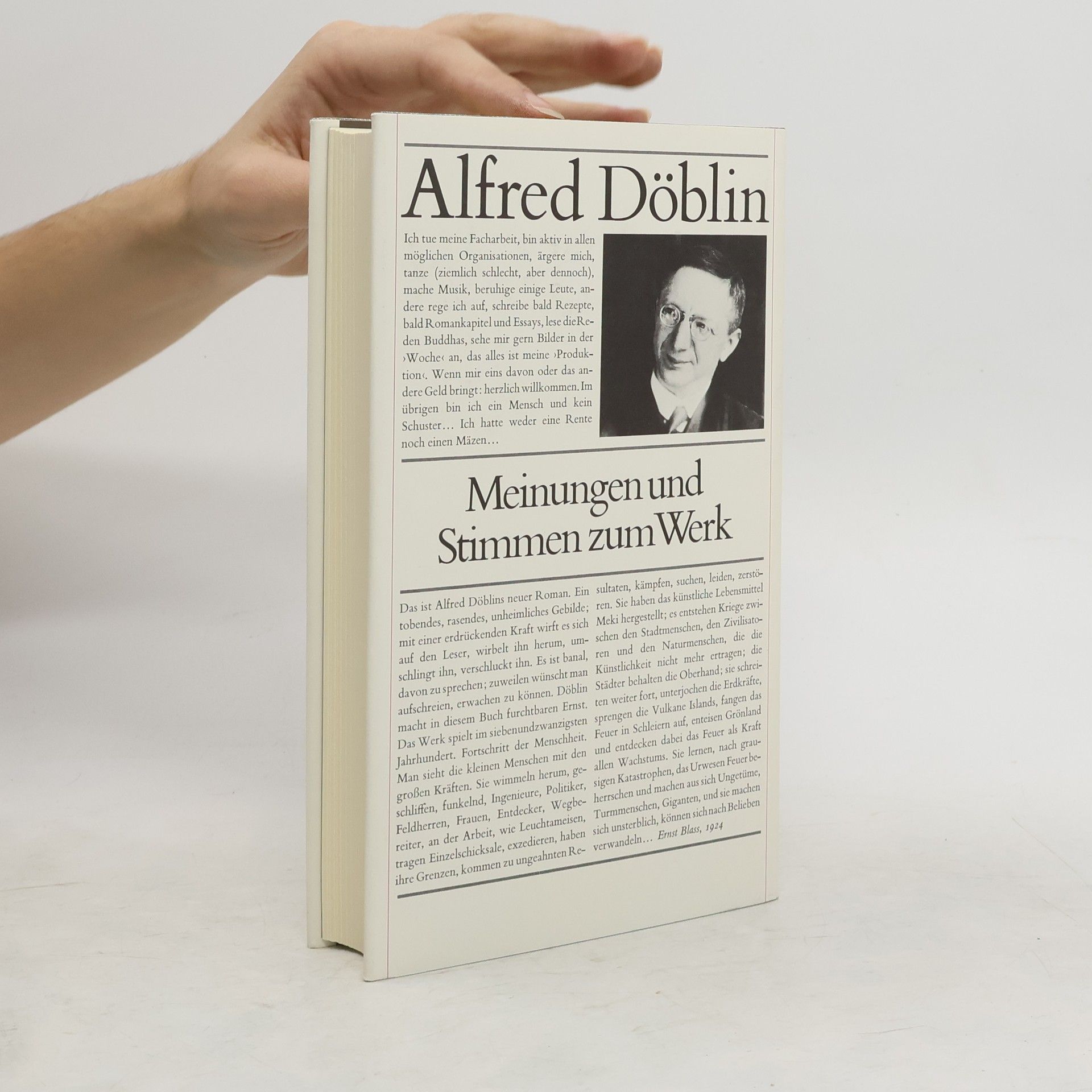 Alfred Döblin Berge, Meere und Giganten