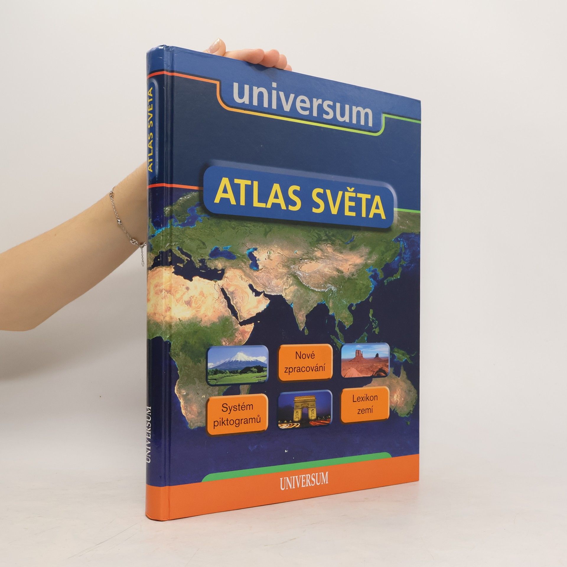 Irena Rybová Atlas světa nové zpracování, systém piktogramů, lexikon zemí