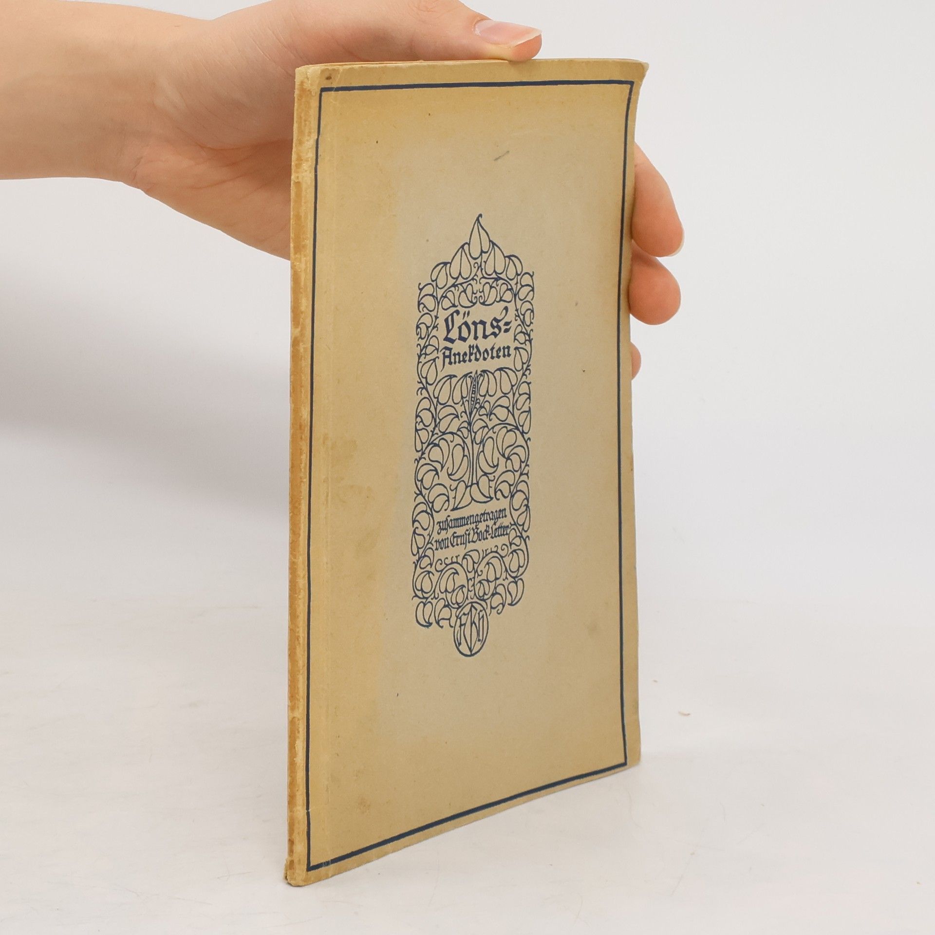 Ernst Bock-Letter Löns-Anekdoten