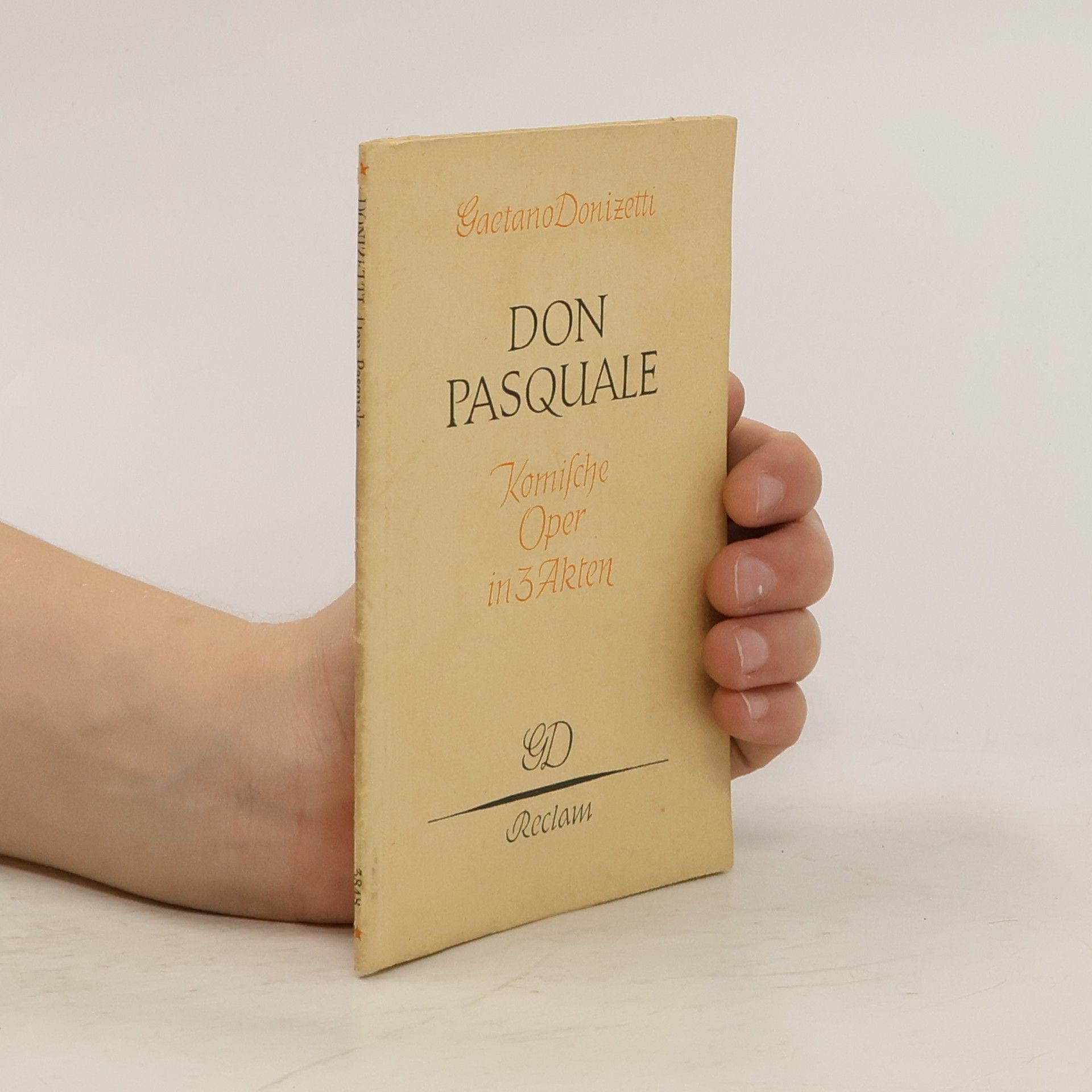 AA.VV. Don Pasquale. Komische Oper in drei Aufzügen