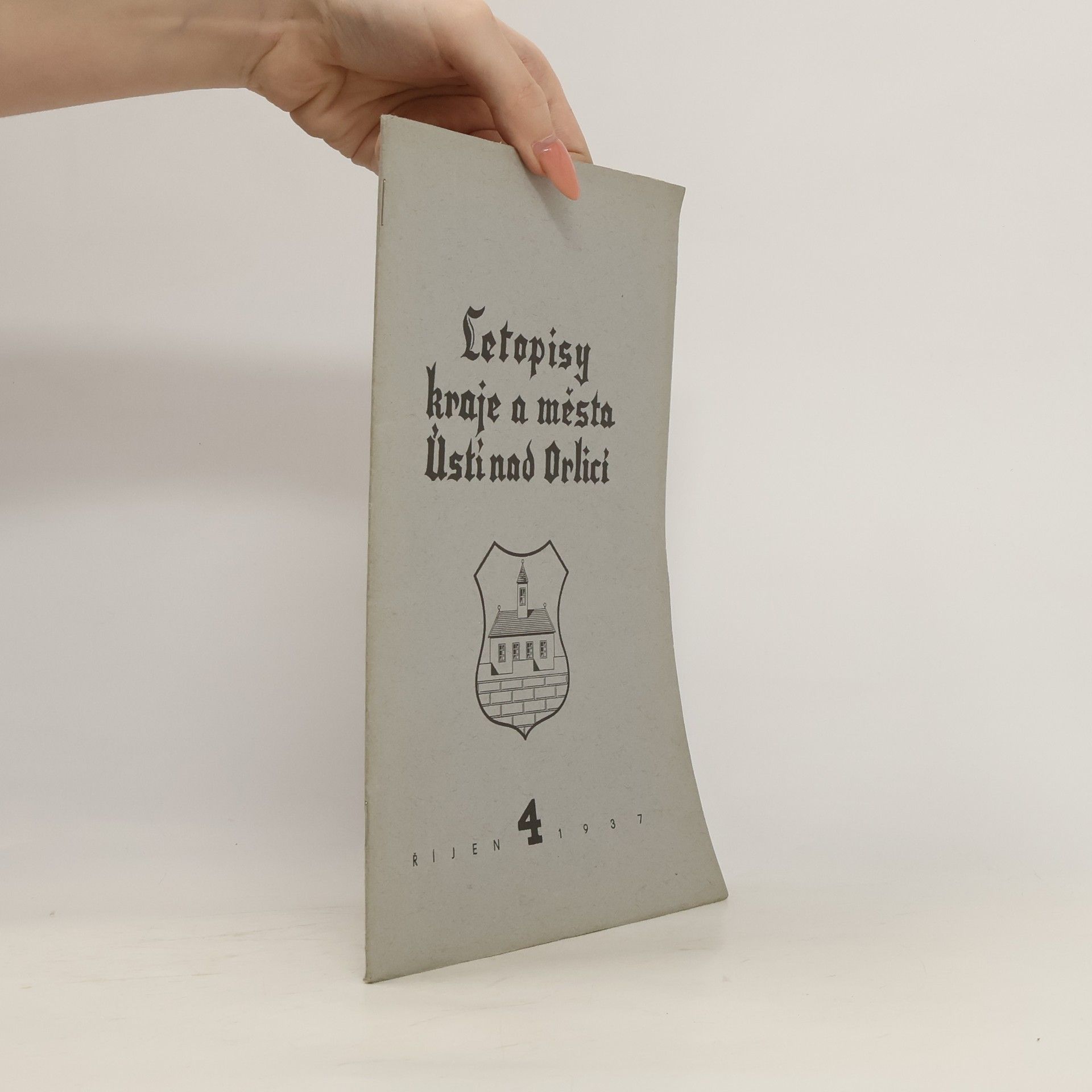Collectif d'auteurs Letopisy kraje a města Ústí nad Orlicí 4/1937