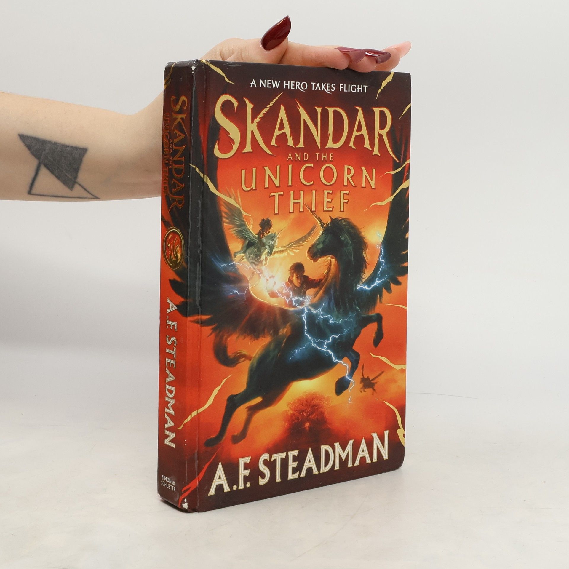 A. F. Steadman Skandar and the Unicorn Thief