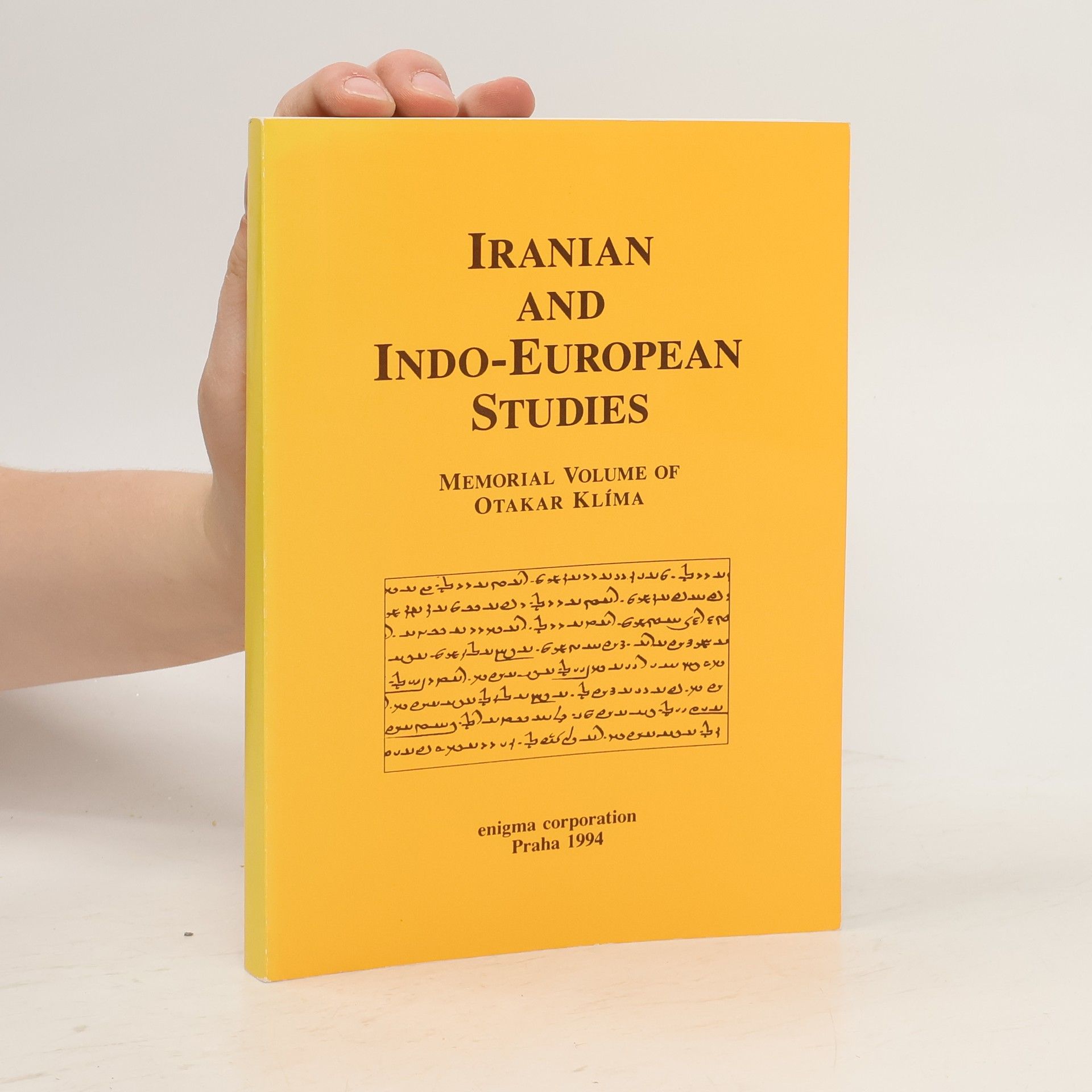 Petr Vavroušek Iranian and Indo-European studies