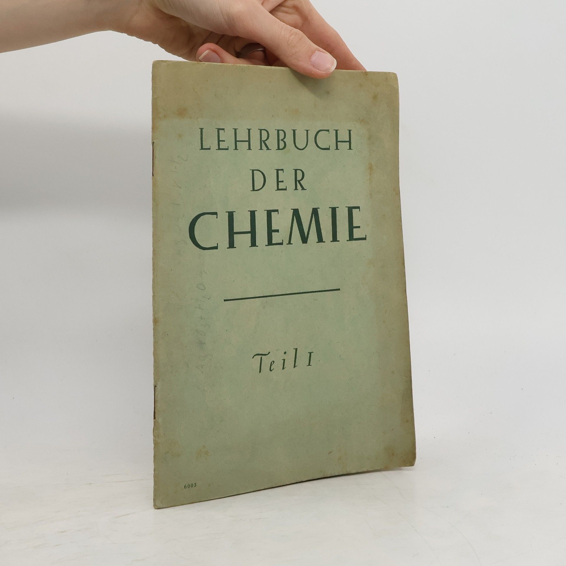 kolektiv Lehrbuch der Chemie Teil 1